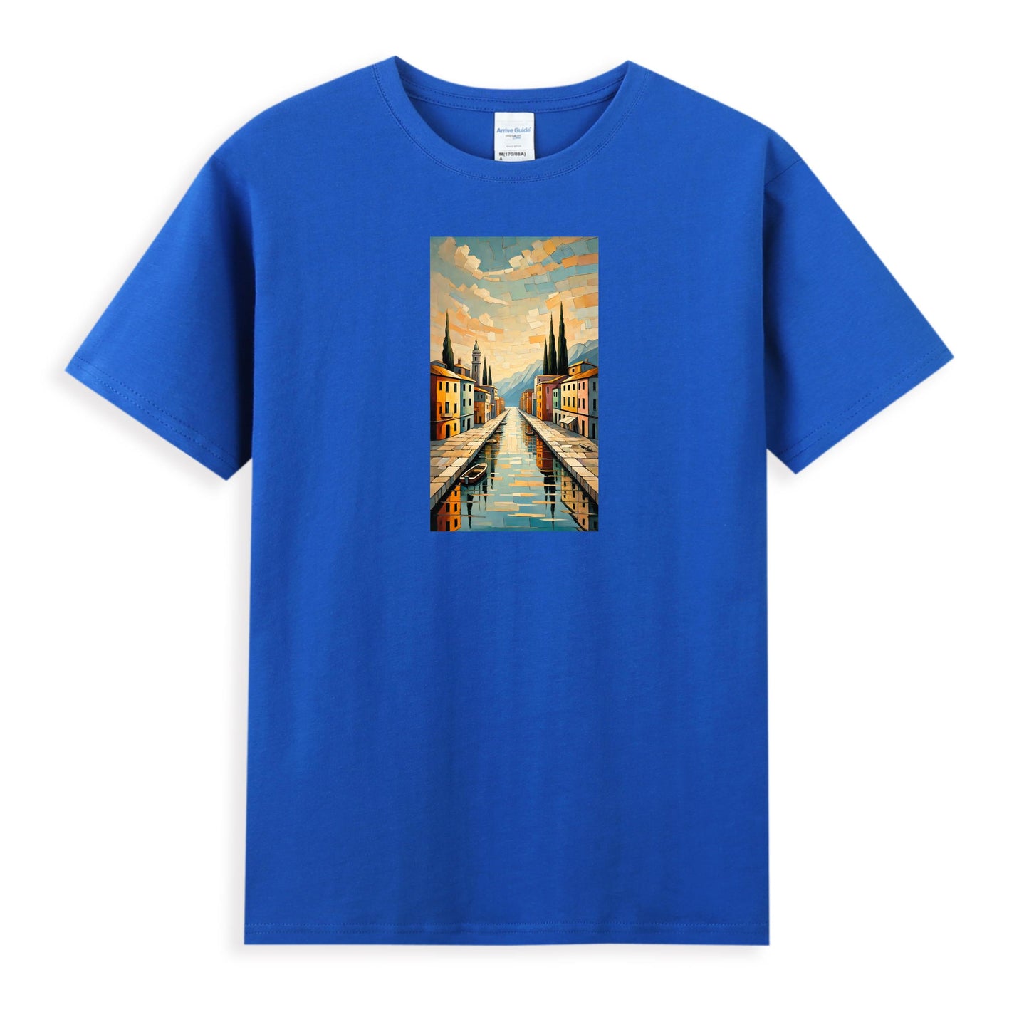 Elegant Canal Reflections Women's Cotton T-Shirt