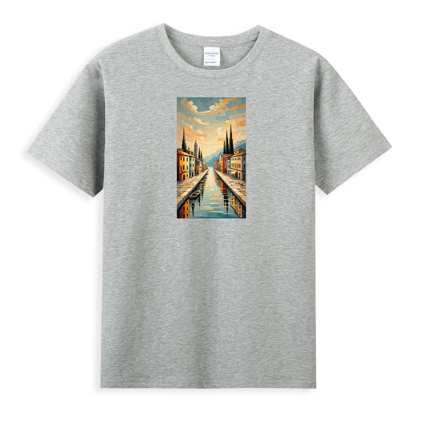 Elegant Canal Reflections Women's Cotton T-Shirt