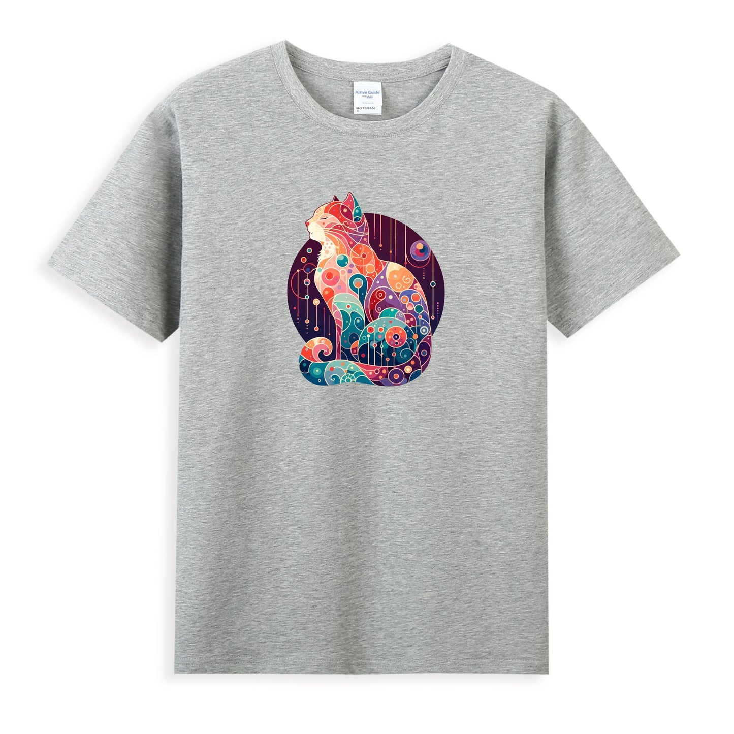 Psychedelic Cat Art Tee - Stand Out in Style
