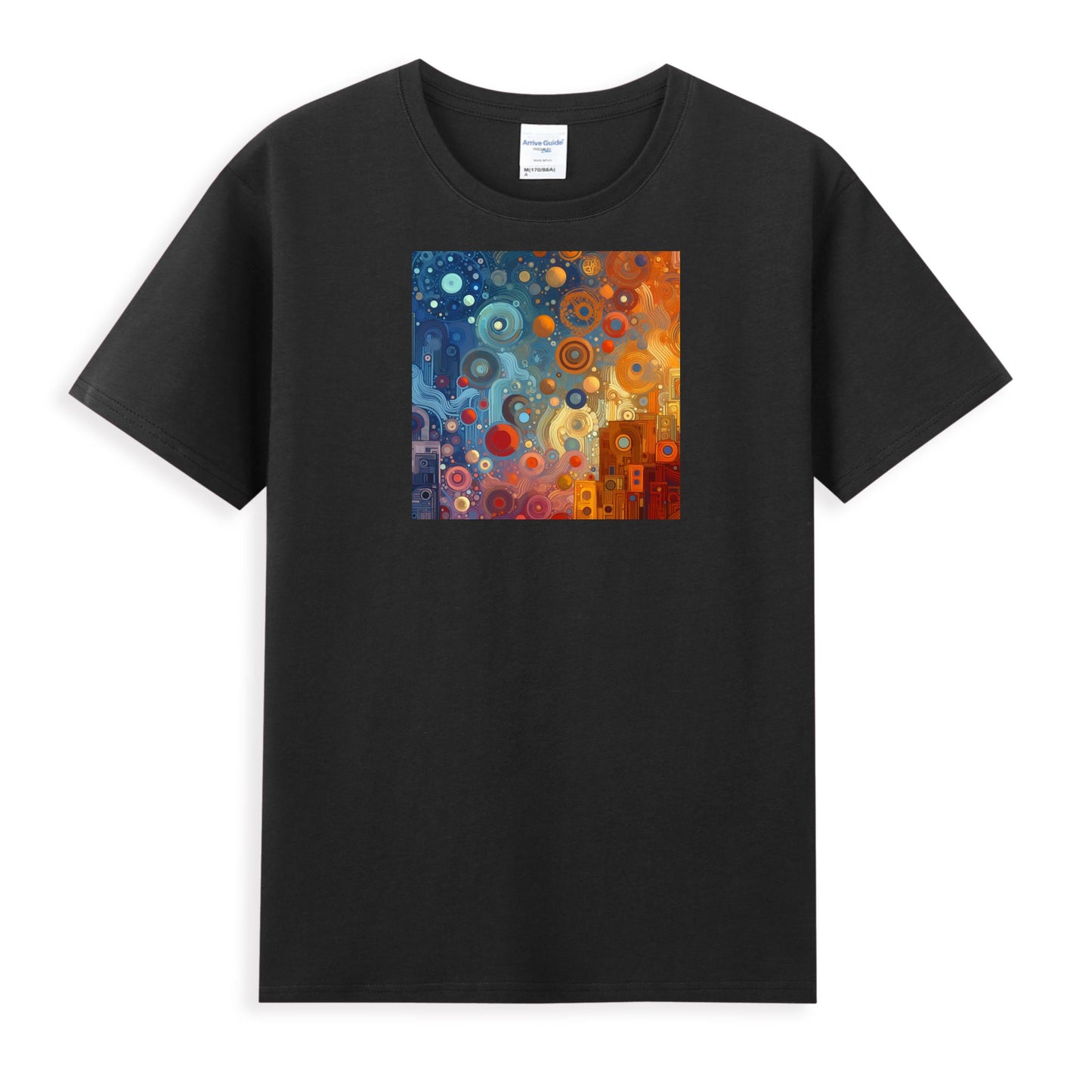 Women's Imaginative Cotton Tee - Celestial Art Design