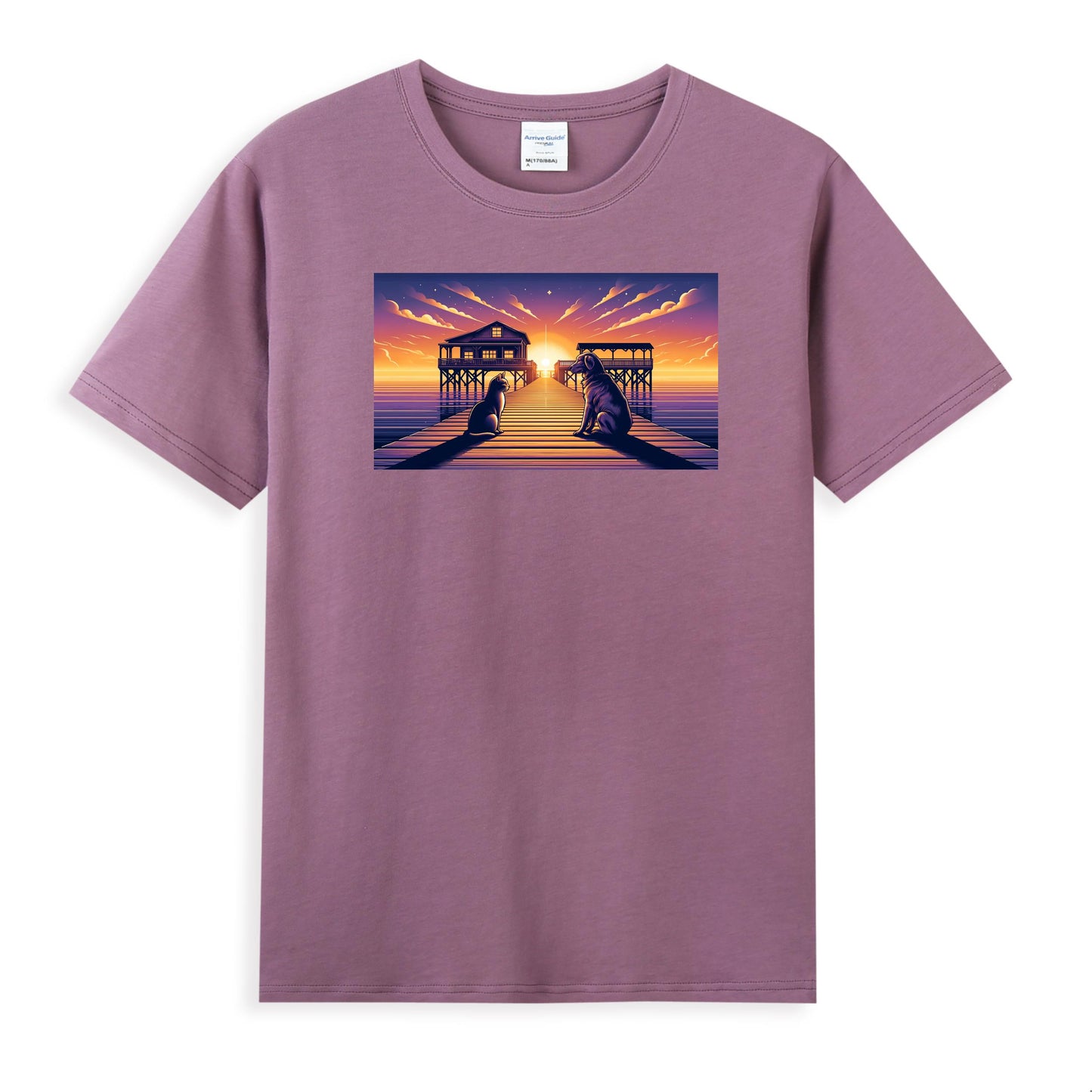 Serene Sunset Design Women’s Cotton T-shirt