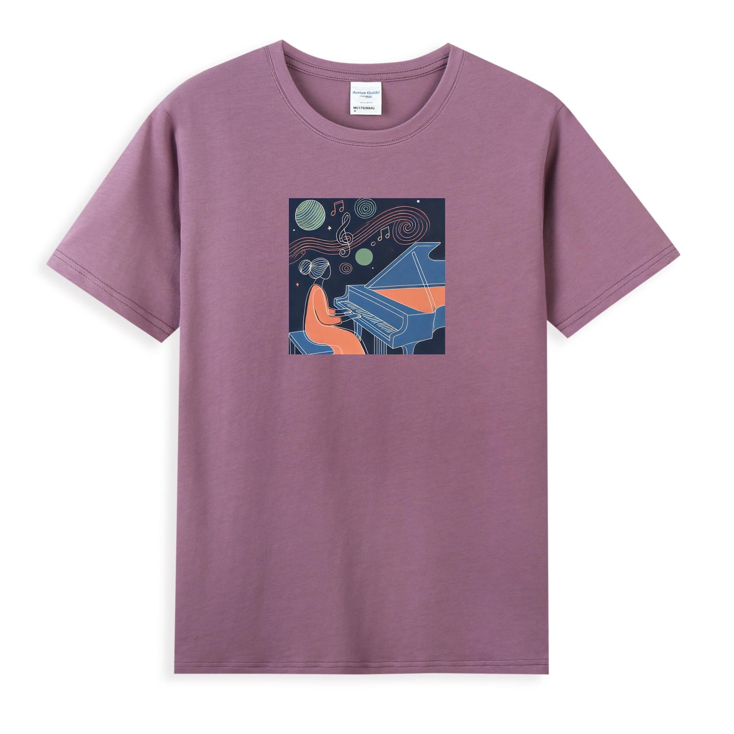 Piano in the Stars Women's Cotton Tee