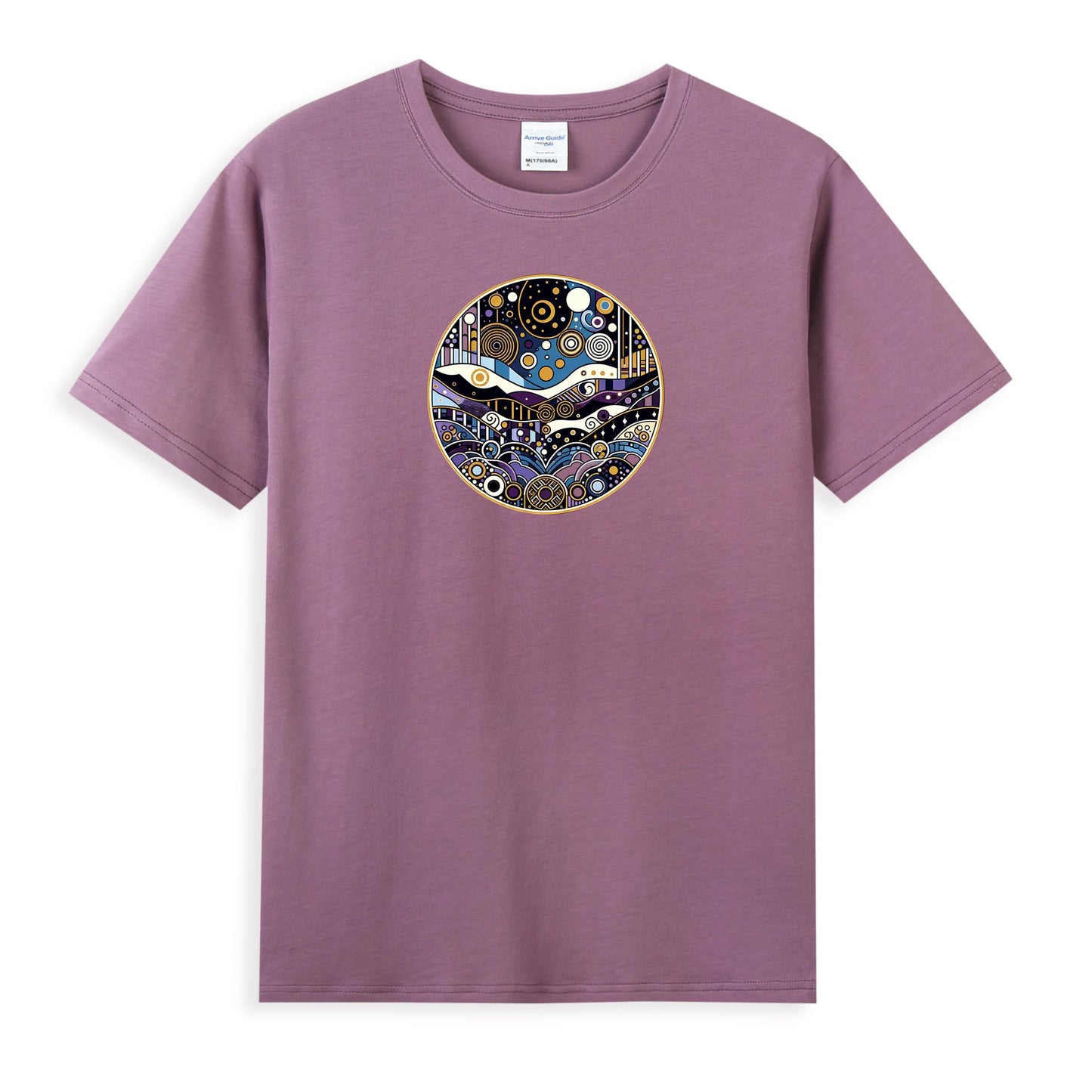 Cosmic Geometric Pattern Women's T-shirt