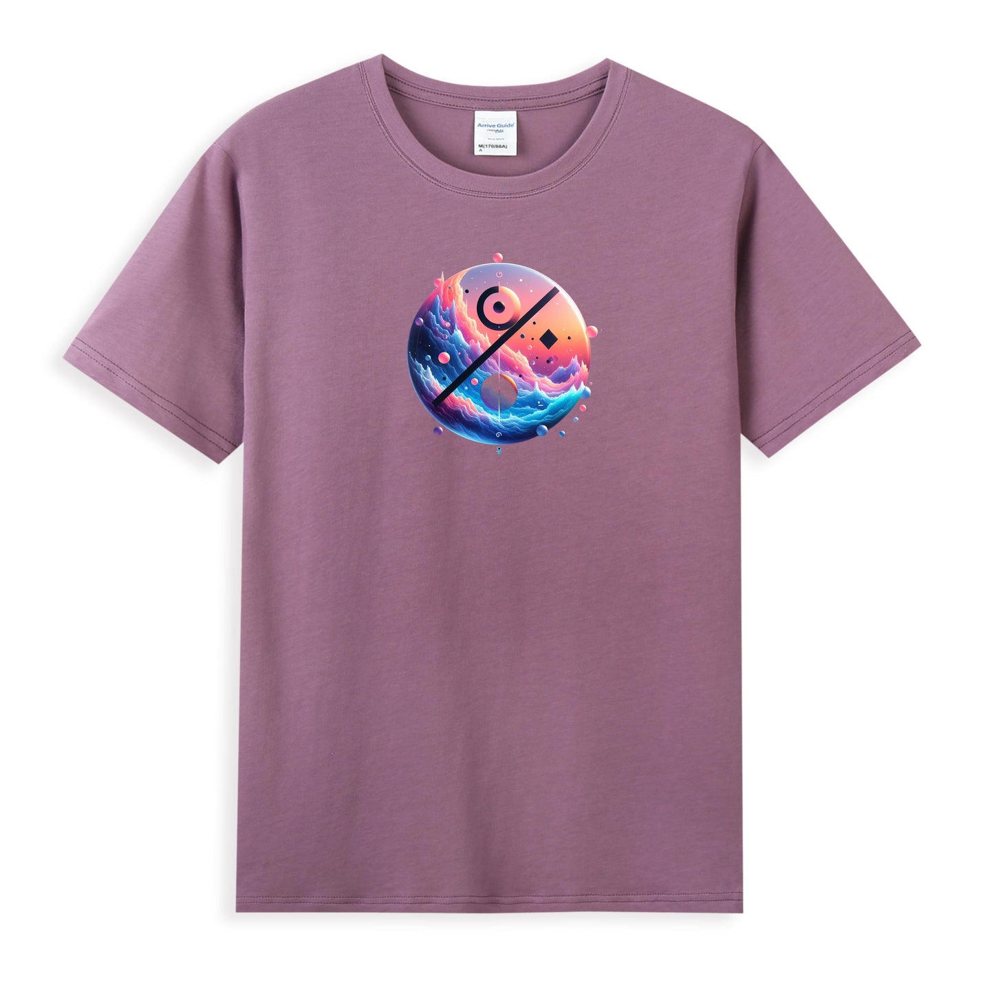 Cosmic Vibes Women’s Artistic Cotton T-shirt