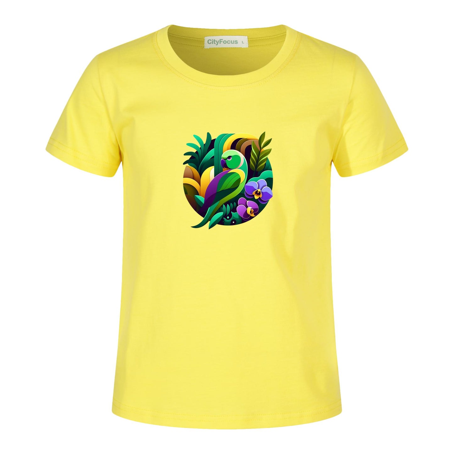 Bird of the Tropics - A Colorful Jungle Scene