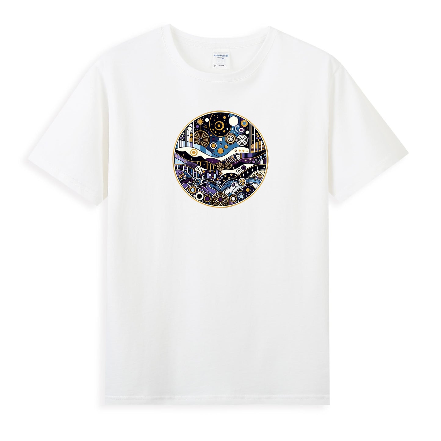 Cosmic Geometric Pattern Women's T-shirt