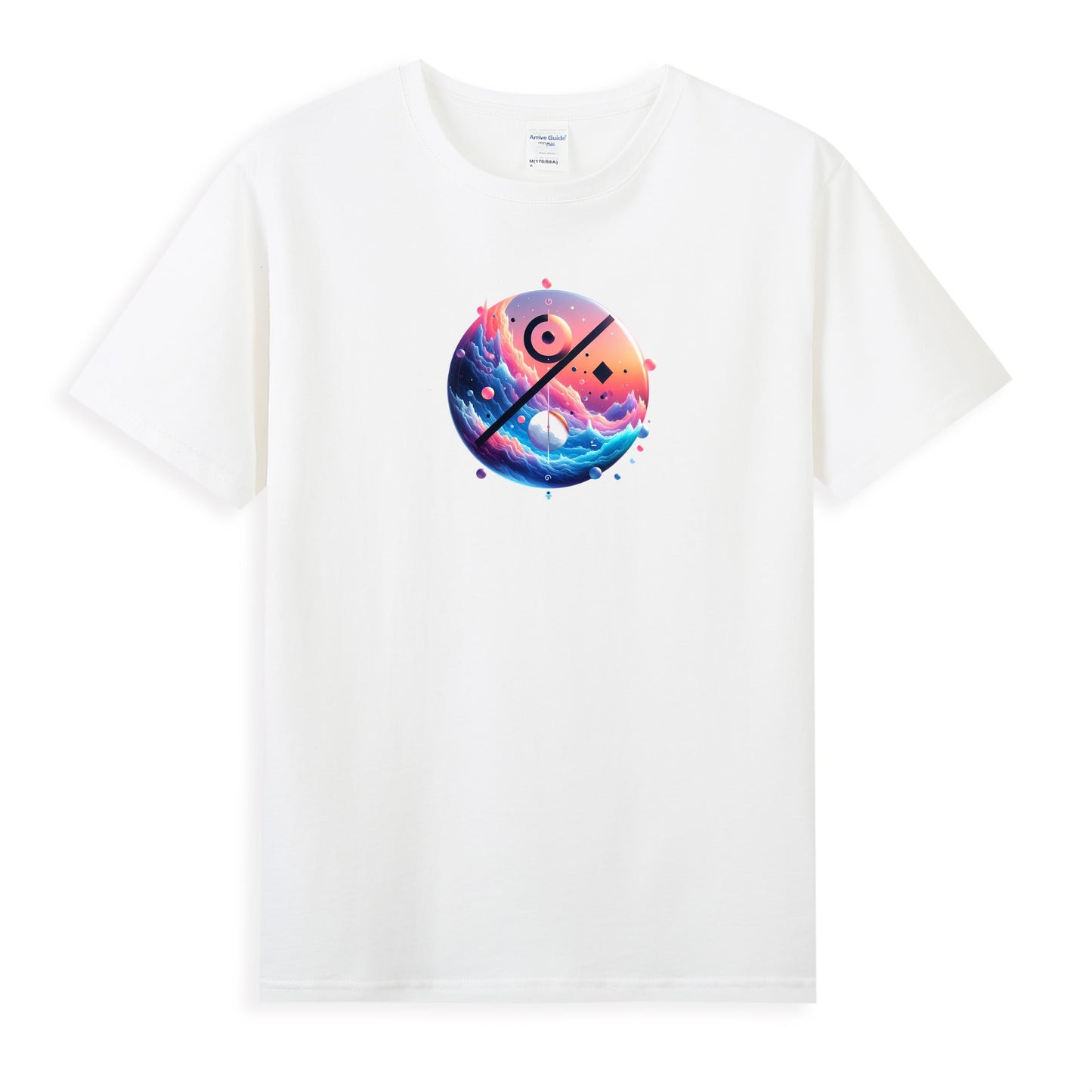 Cosmic Vibes Women’s Artistic Cotton T-shirt