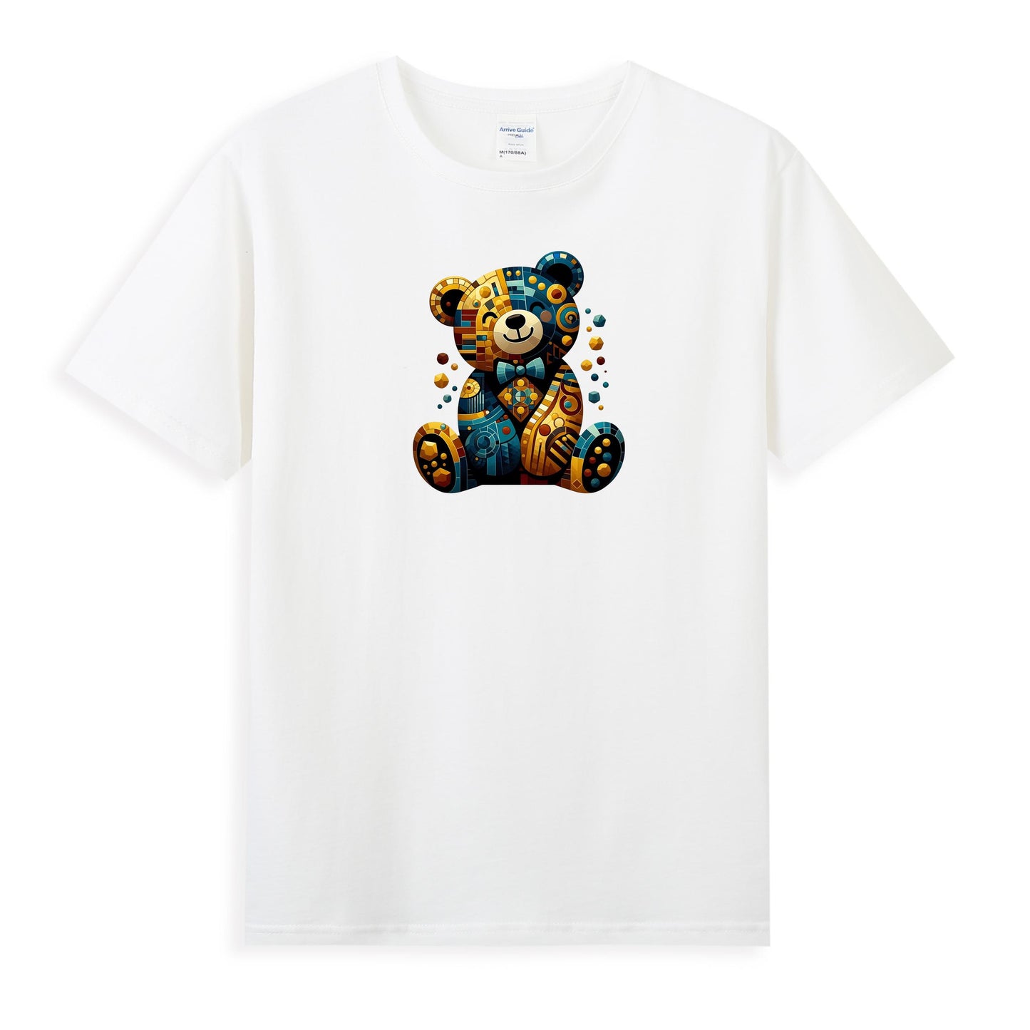 Geometric Bear Women’s T-Shirt in Premium Cotton