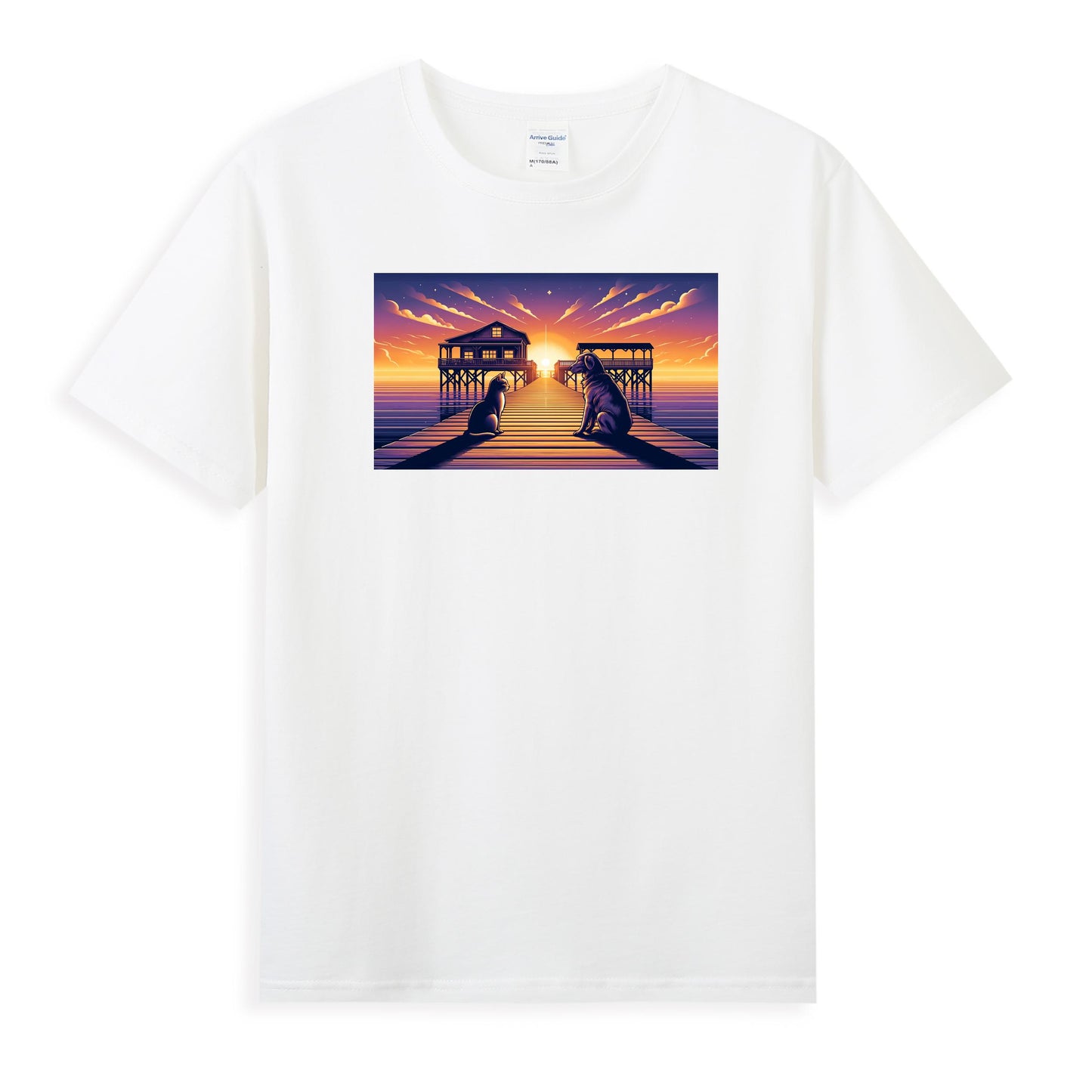 Serene Sunset Design Women’s Cotton T-shirt