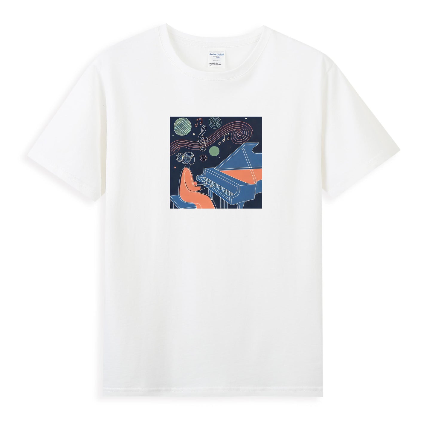 Piano in the Stars Women's Cotton Tee