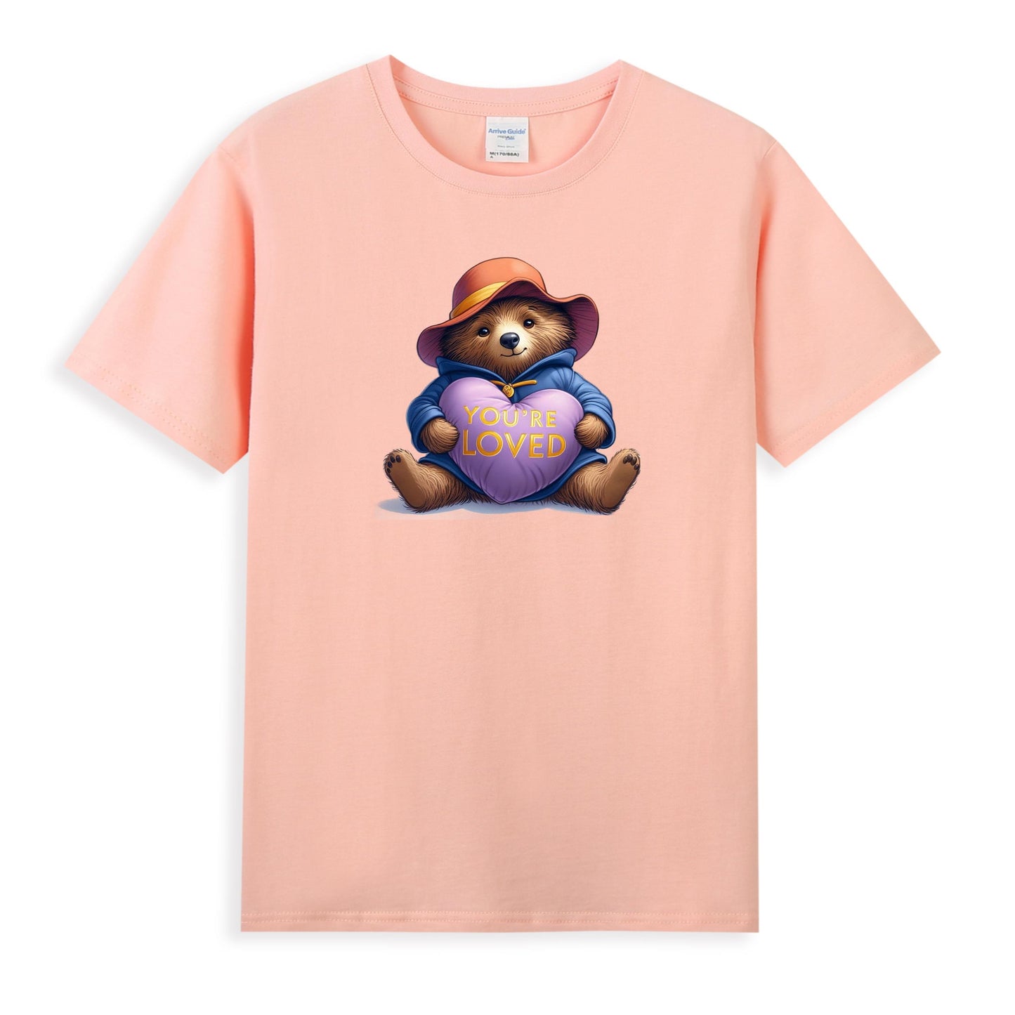 You're Loved Teddy Bear Premium Cotton Tee