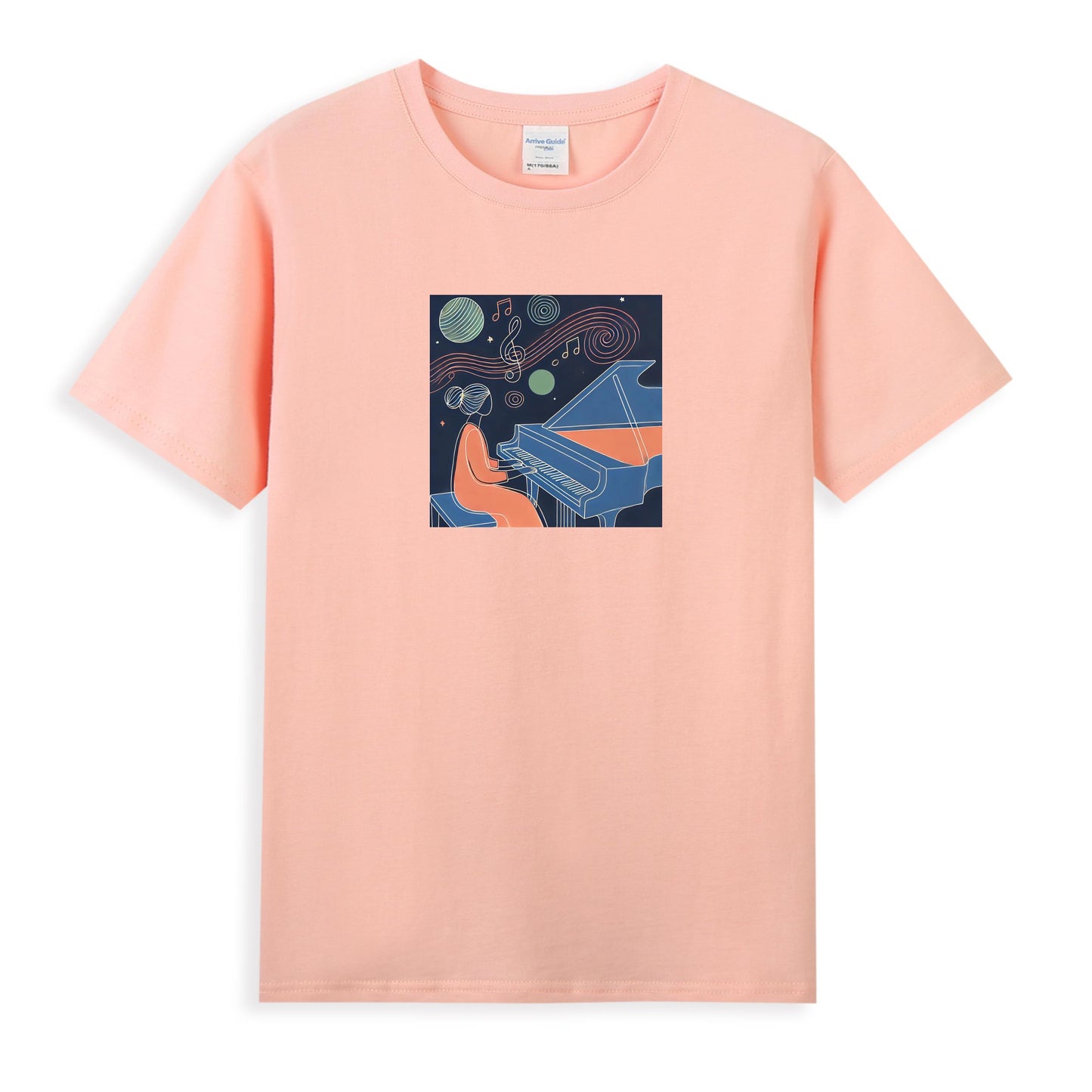 Piano in the Stars Women's Cotton Tee