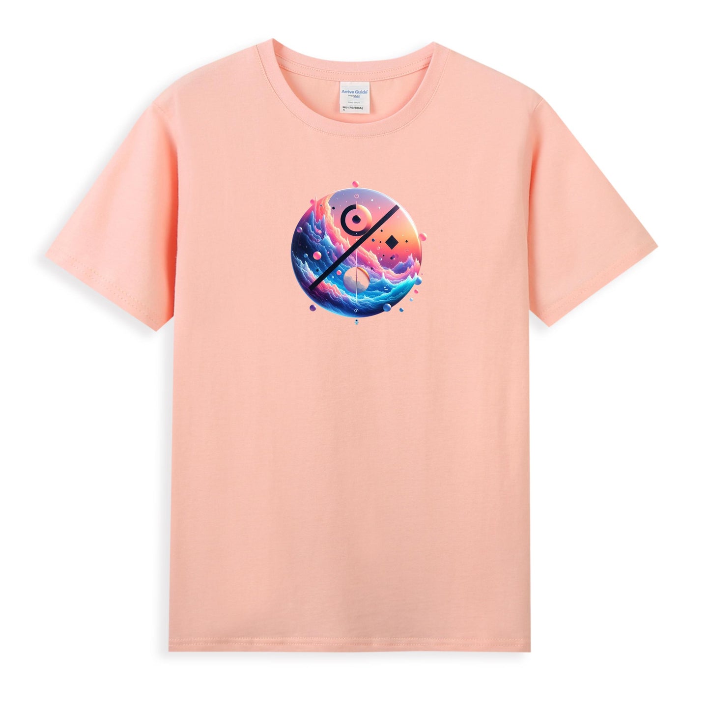 Cosmic Vibes Women’s Artistic Cotton T-shirt