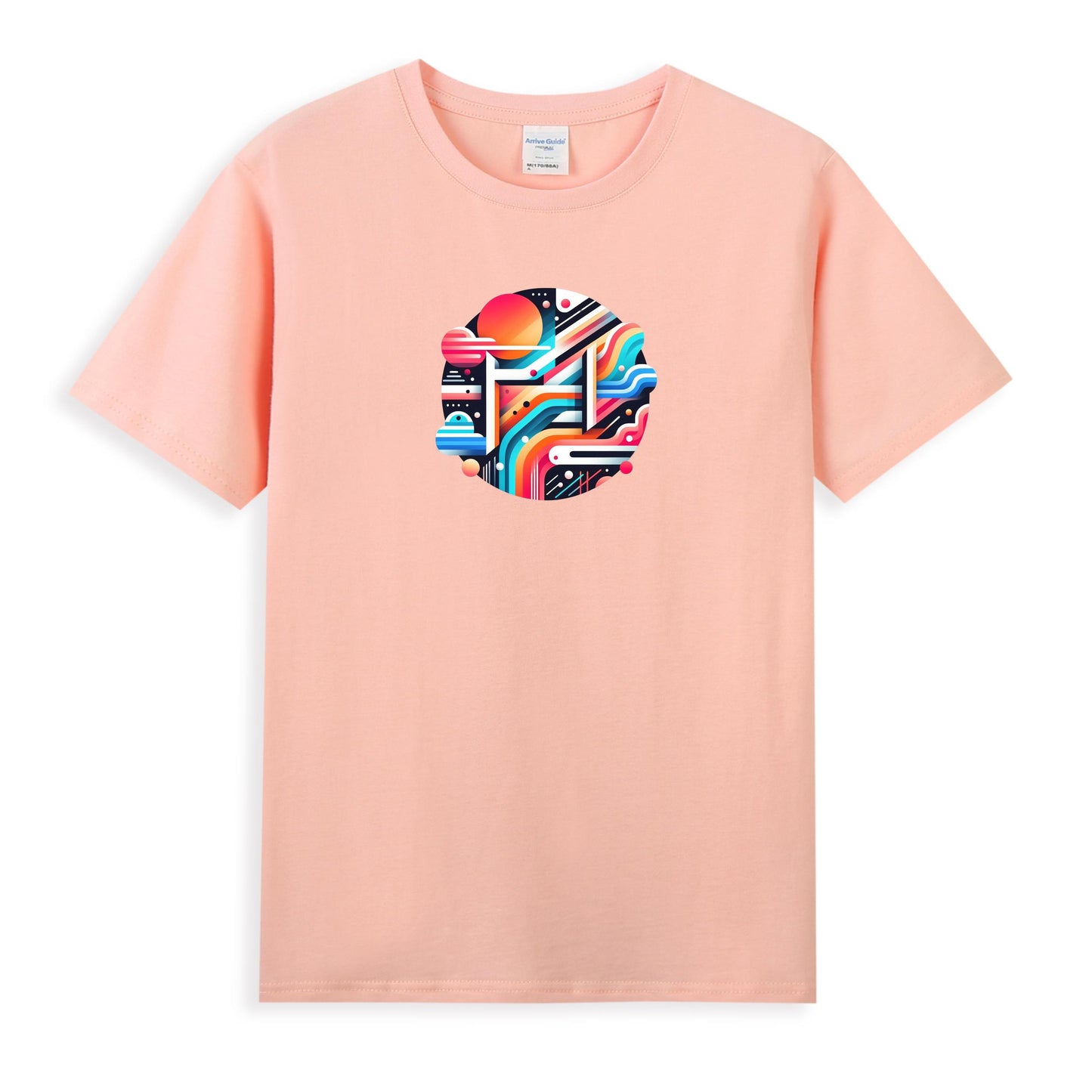 Vivid Futuristic Pattern Women's Cotton Tee