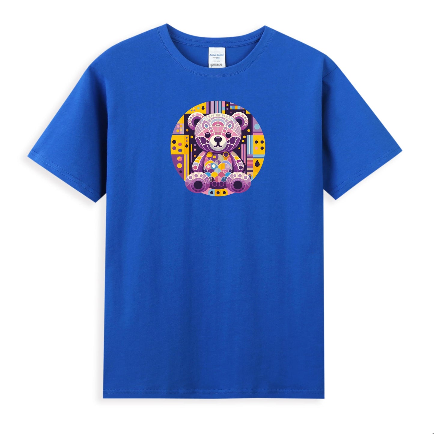 Geometric Teddy Bear Women’s 100% Premium Cotton T-Shirt