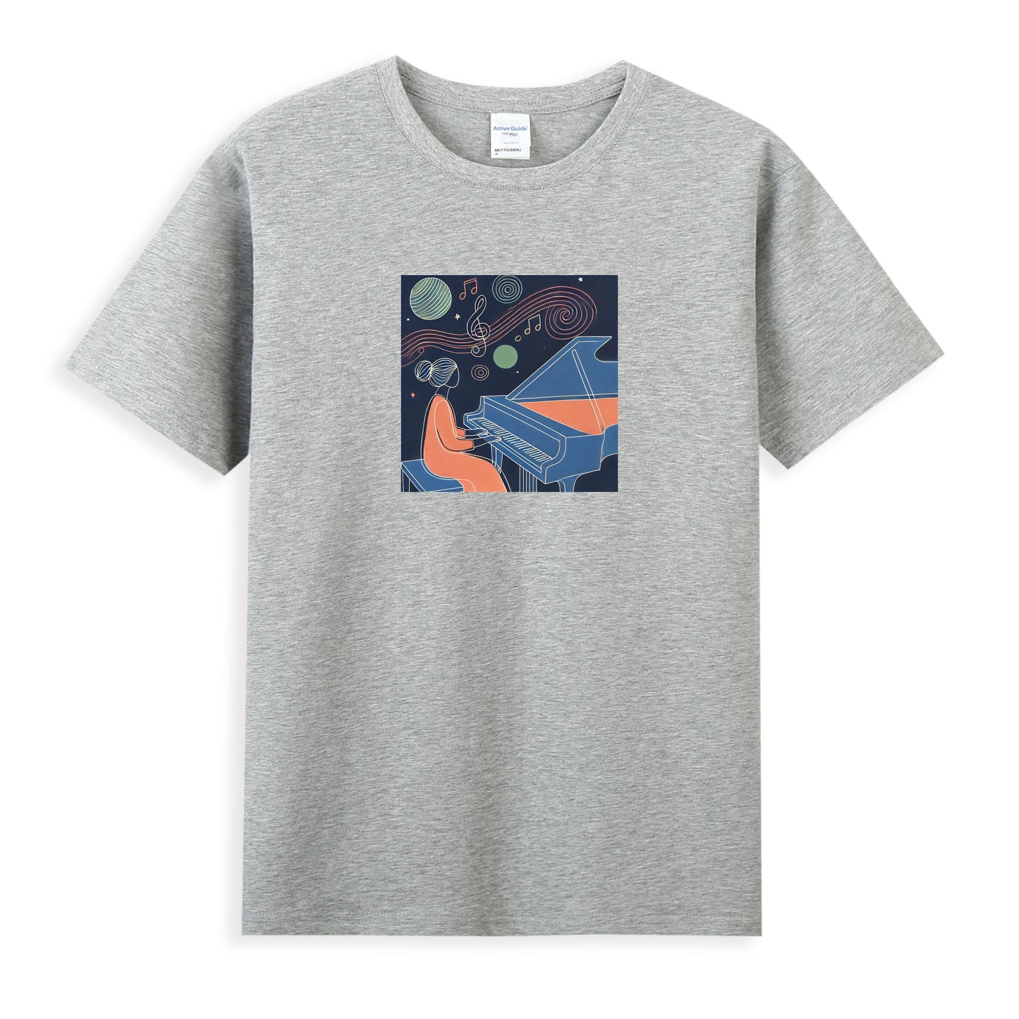 Piano in the Stars Women's Cotton Tee