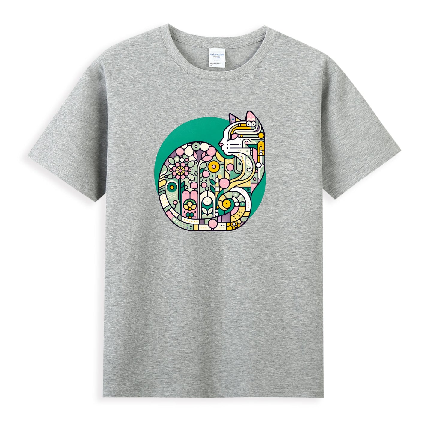 Intricate Cat Art Tee - Celebrate the Beauty of Detail