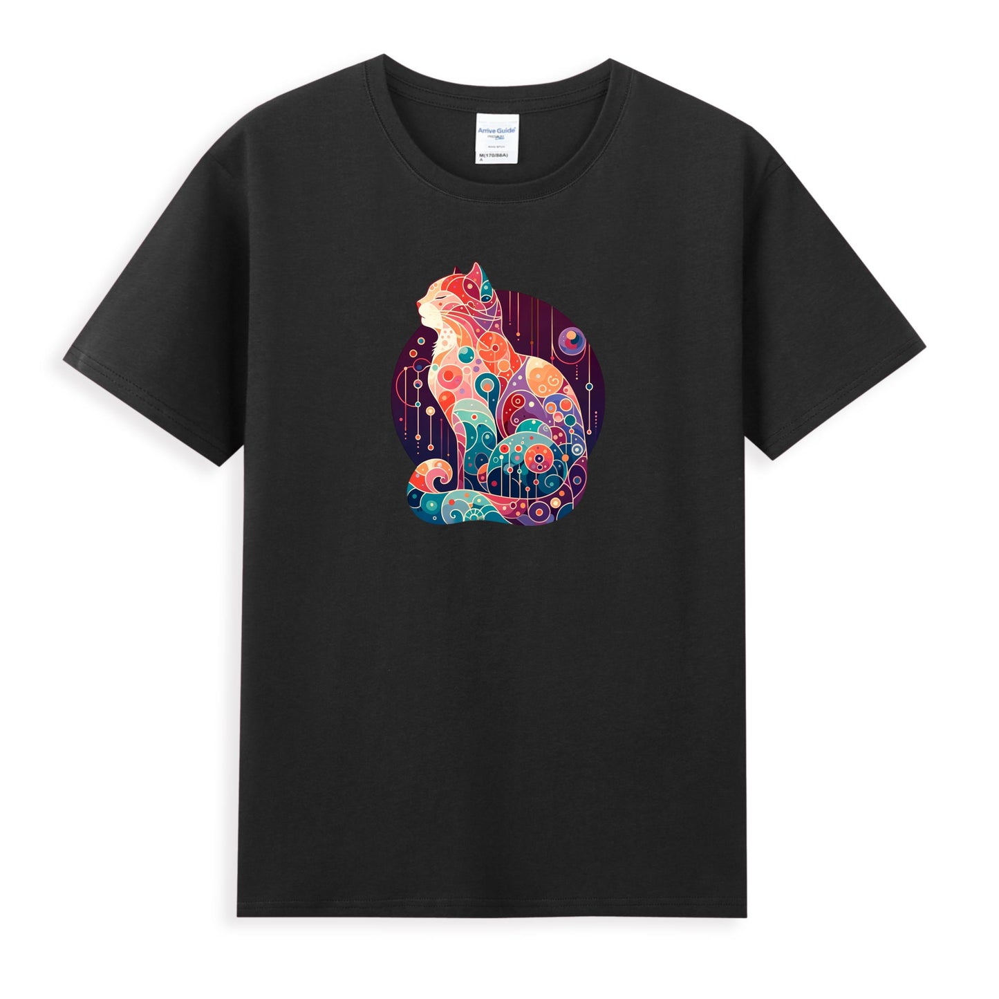 Psychedelic Cat Art Tee - Stand Out in Style