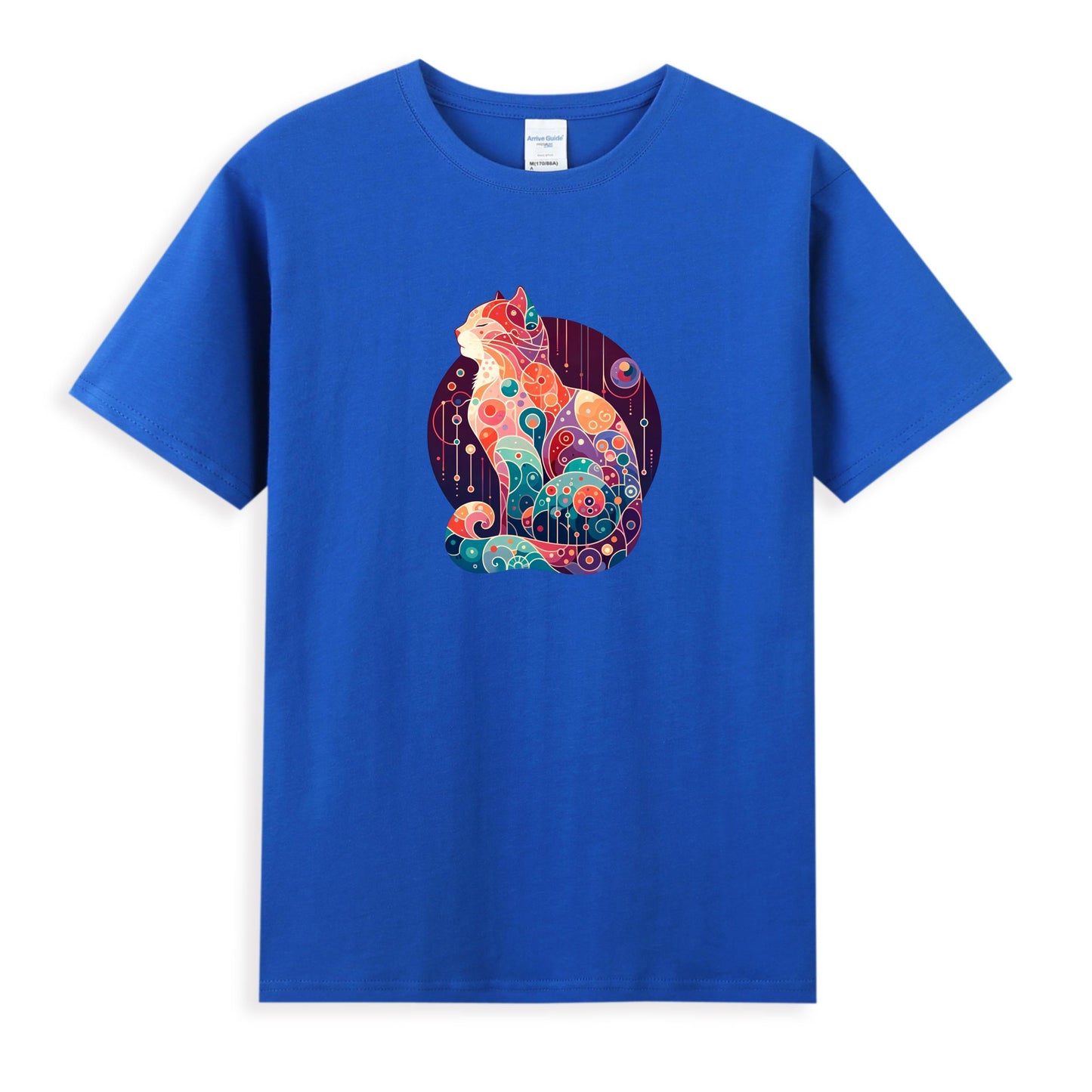 Psychedelic Cat Art Tee - Stand Out in Style