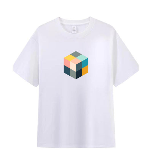 Minimalist Cube Men's Tee - A Statement in Simplicity 3