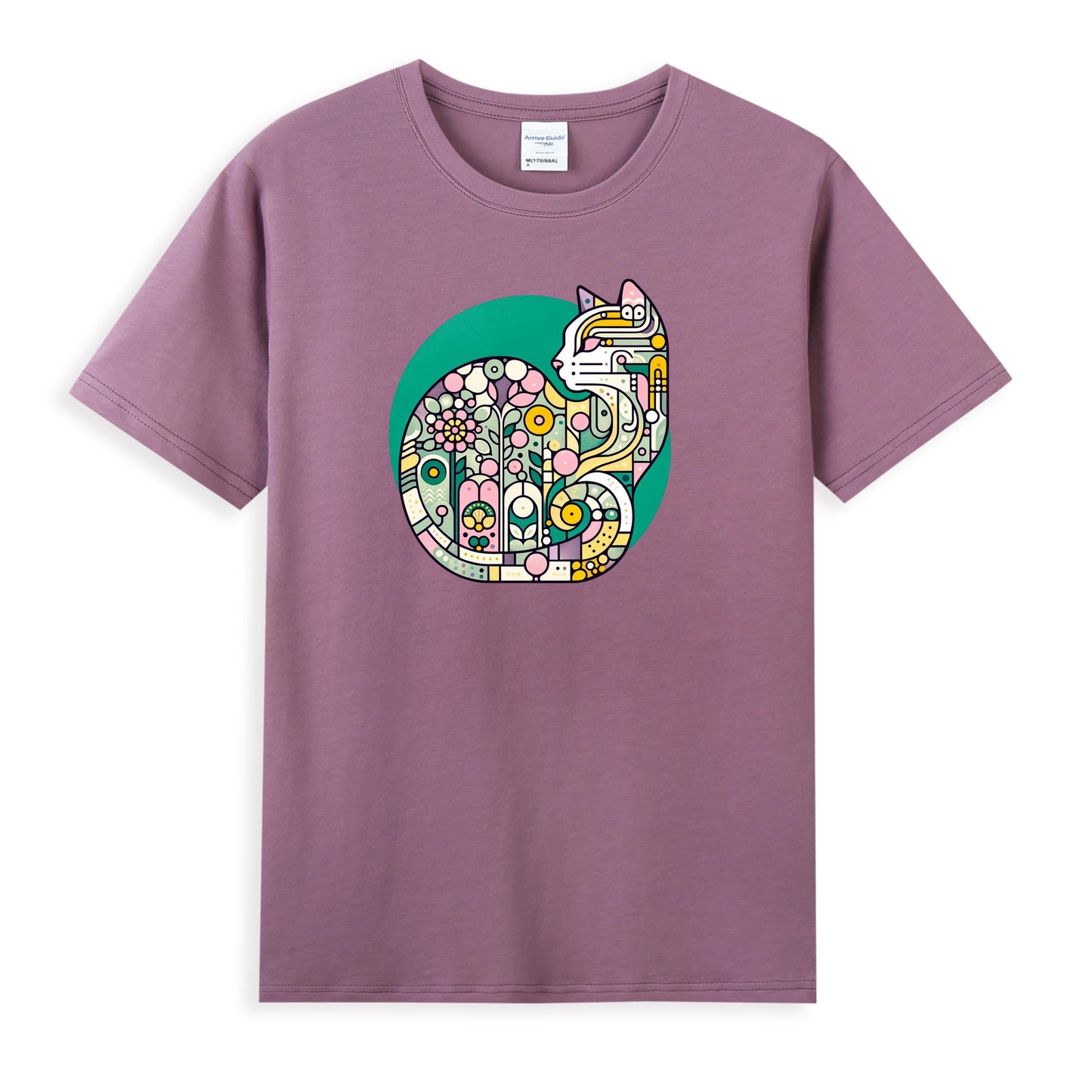 Intricate Cat Art Tee - Celebrate the Beauty of Detail