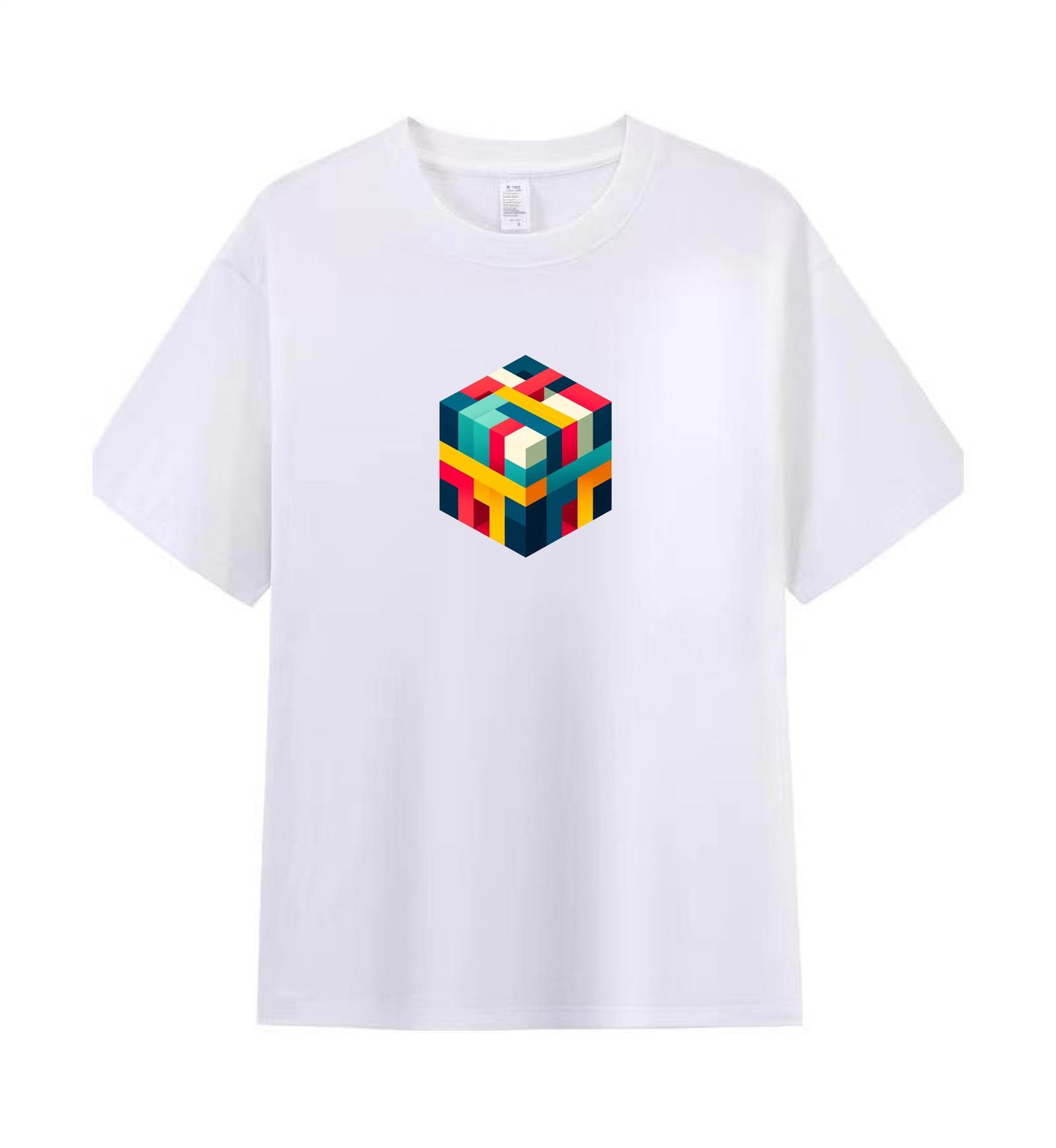 Minimalist Cube Men's Tee - A Statement in Simplicity 5