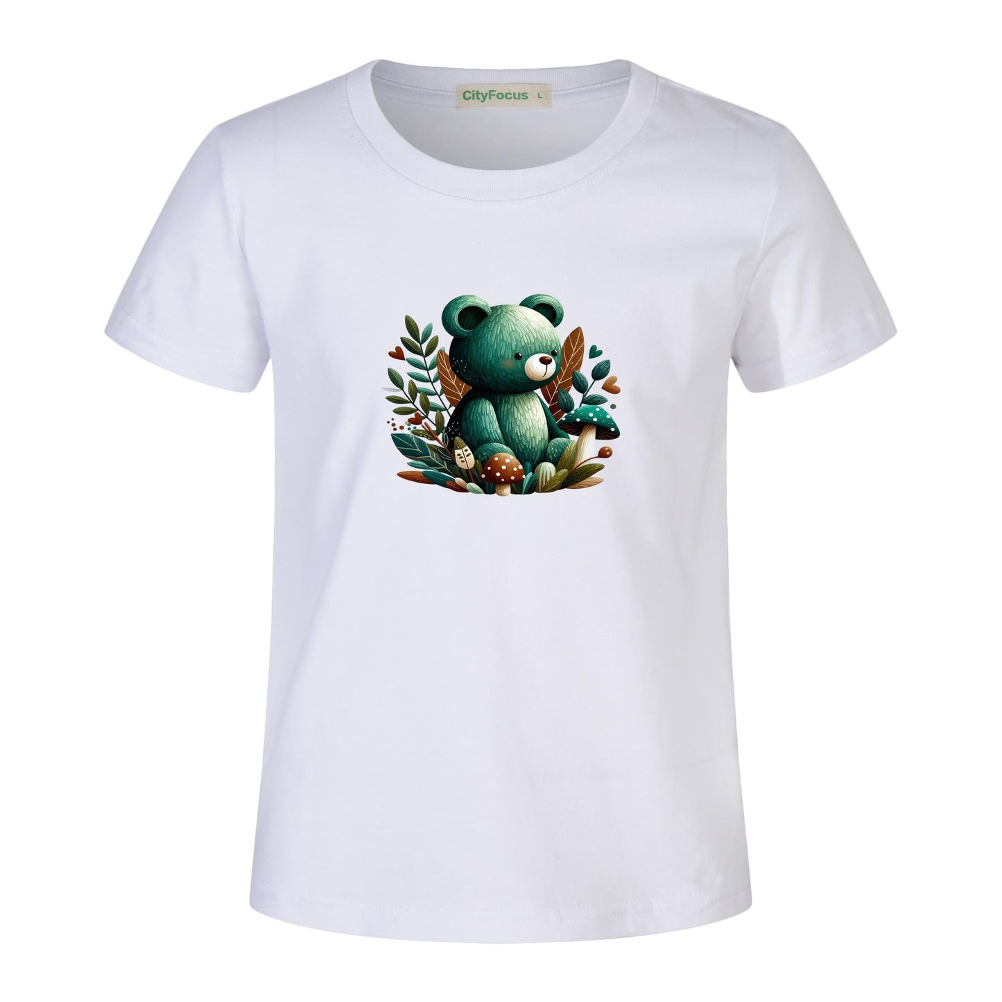 Adorable Forest Teddy Kids T-Shirt 100% cotton 1 - Cute and Comfortable