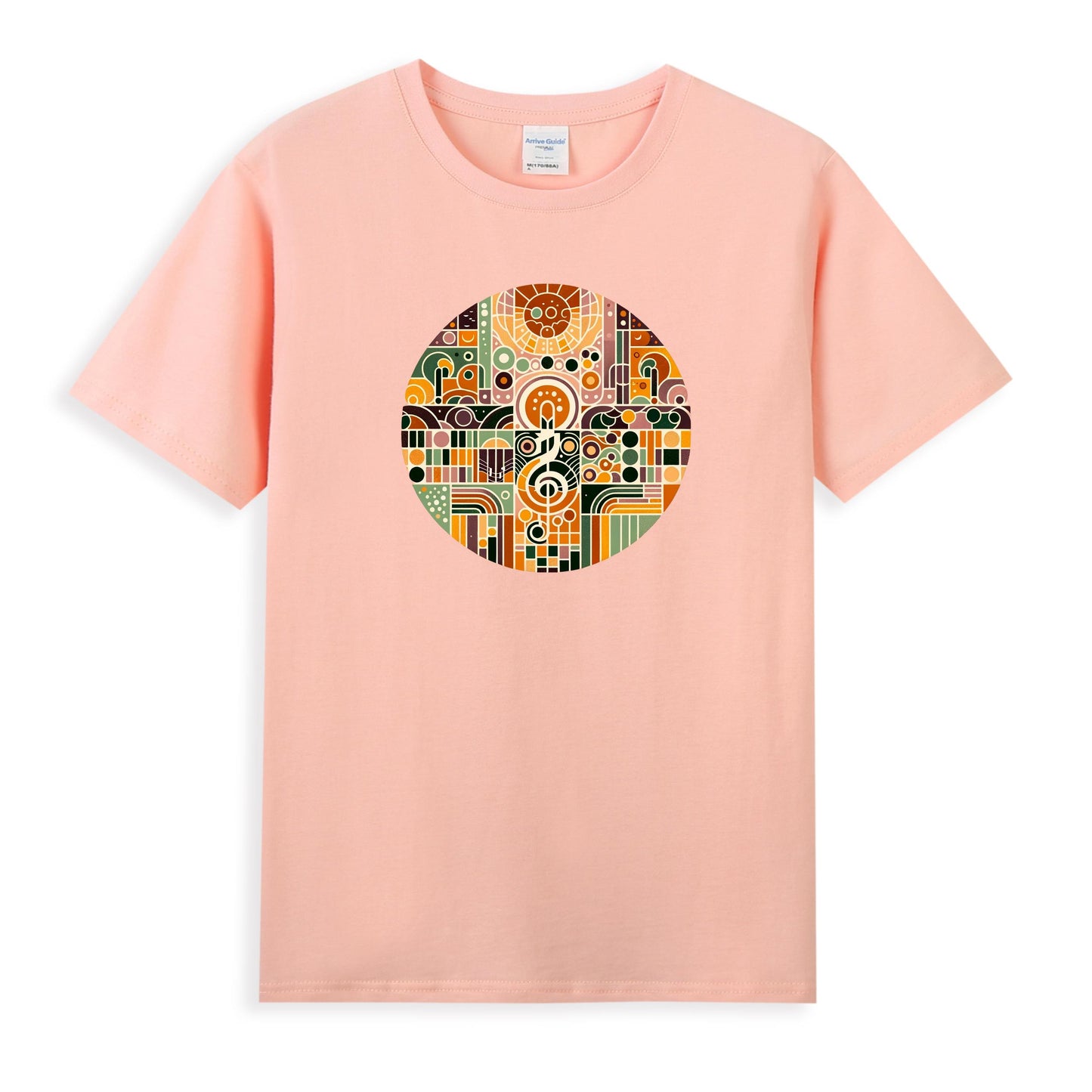 Geometric Harmony Women's Tee - A Symphony of Shapes