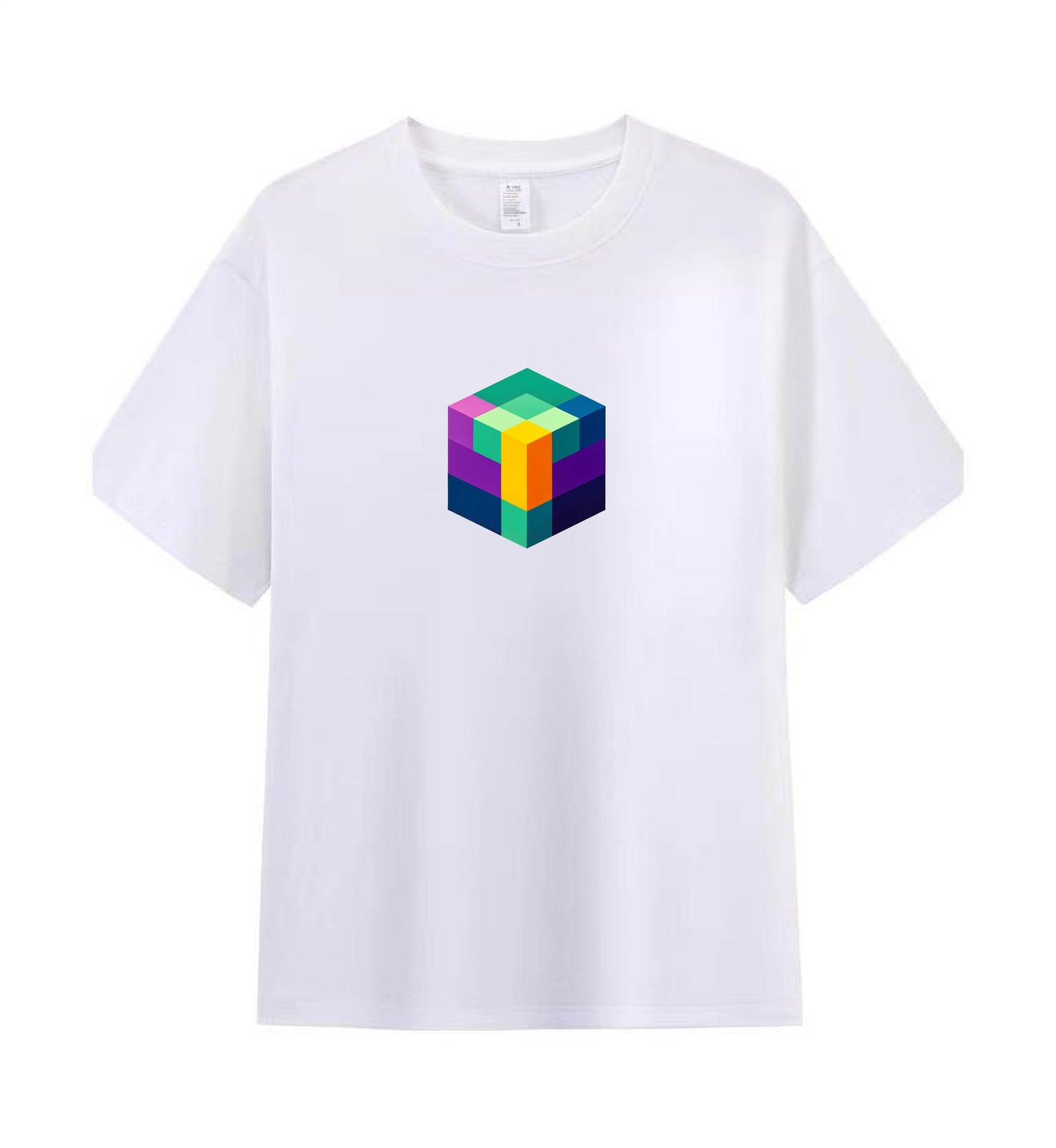 Minimalist Cube Men's Tee - A Statement in Simplicity 1