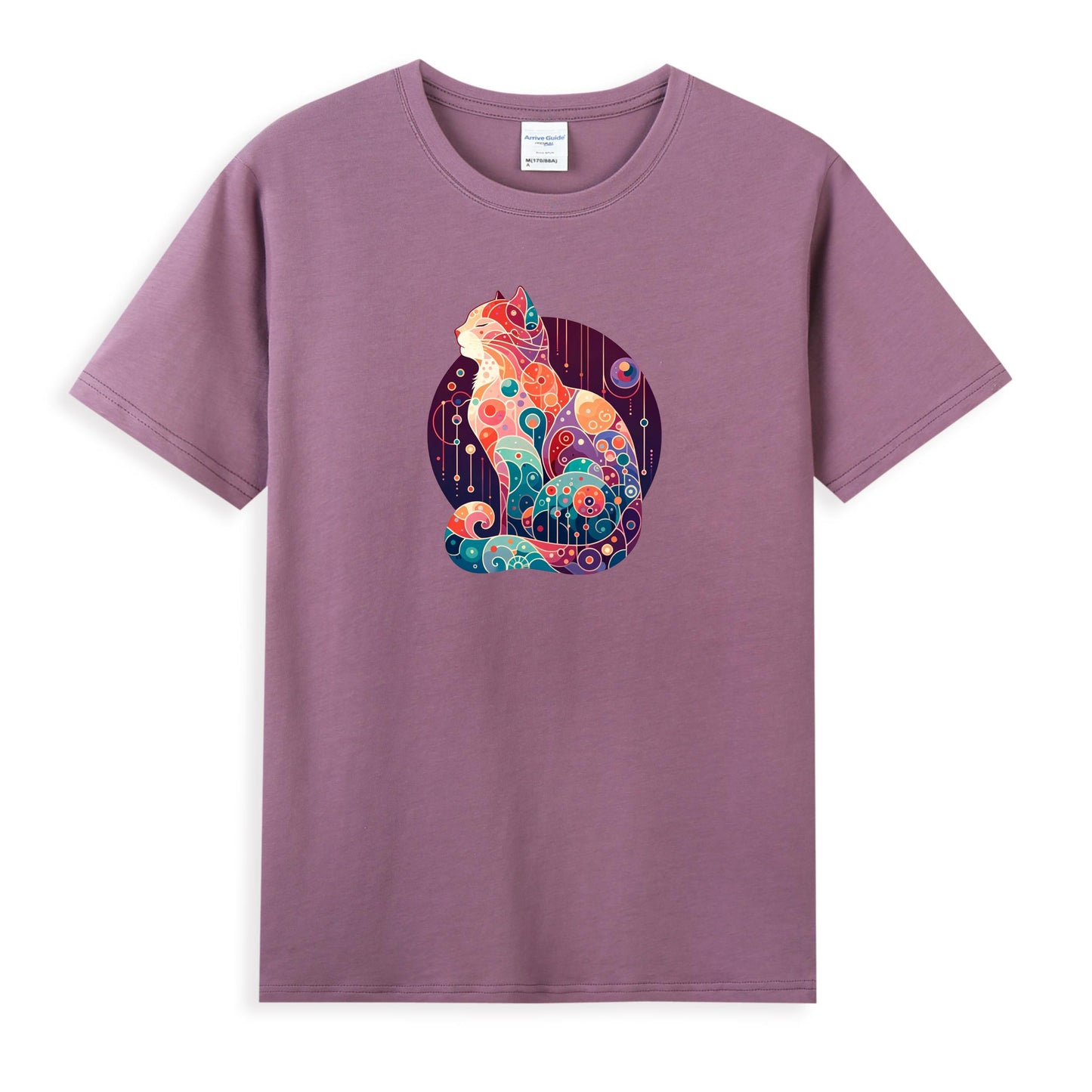 Psychedelic Cat Art Tee - Stand Out in Style