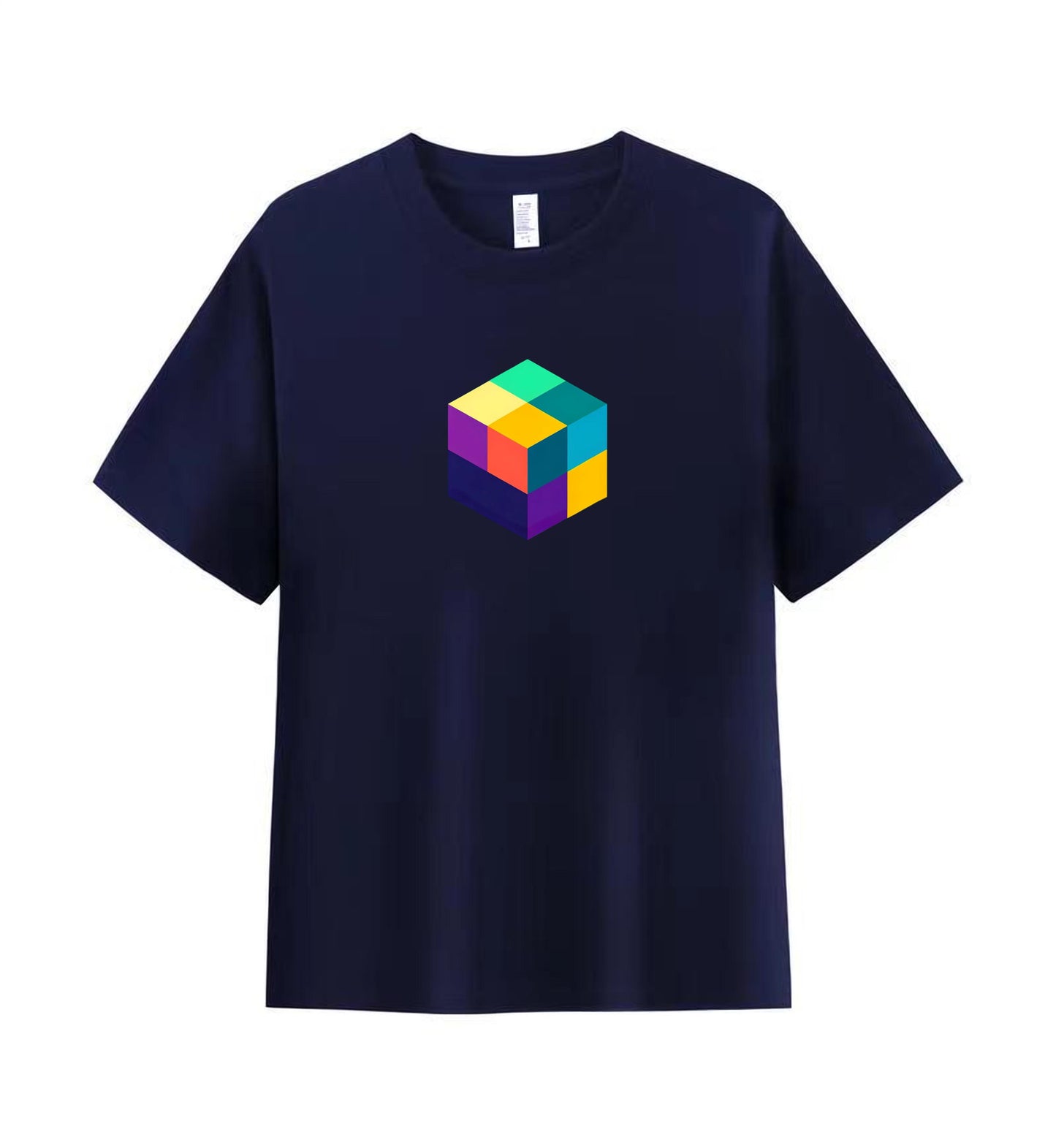 Minimalist Cube Men's Tee - A Statement in Simplicity 6