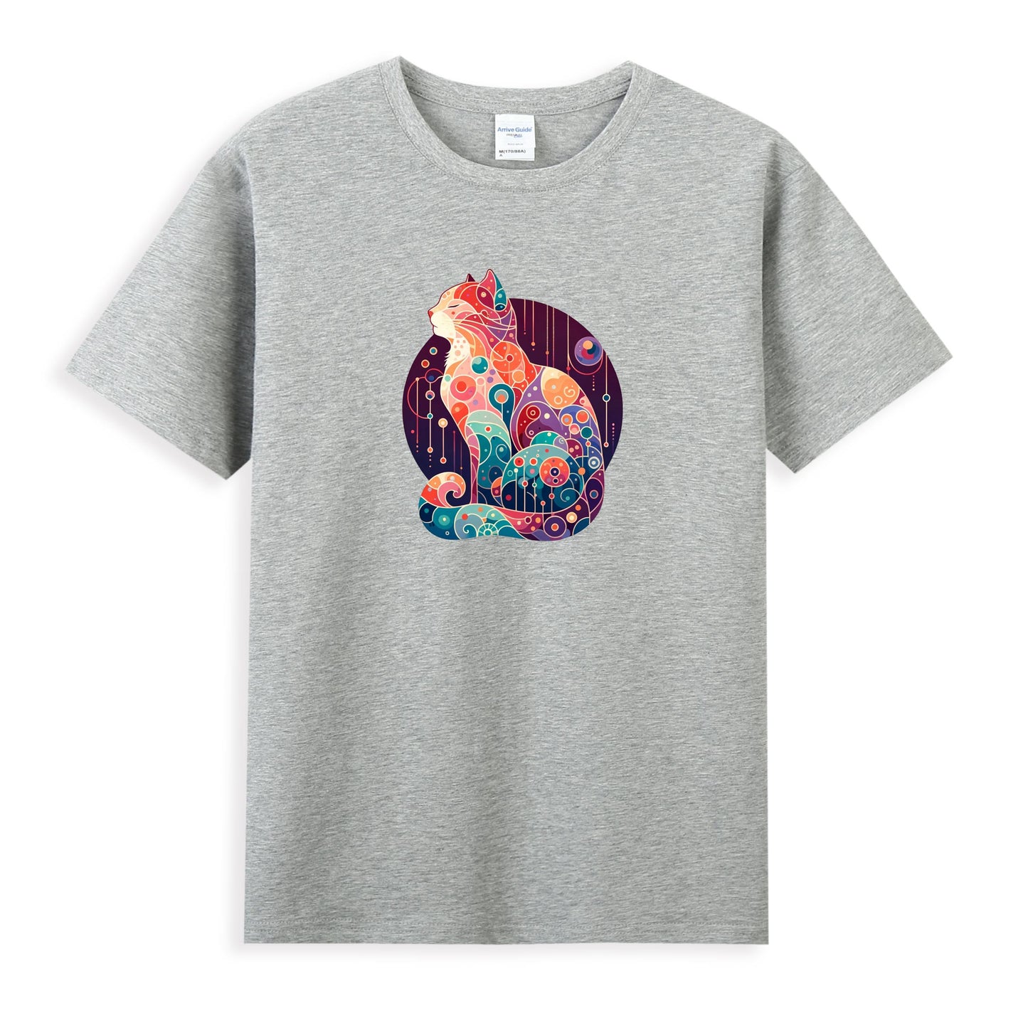 Psychedelic Cat Art Tee - Stand Out in Style