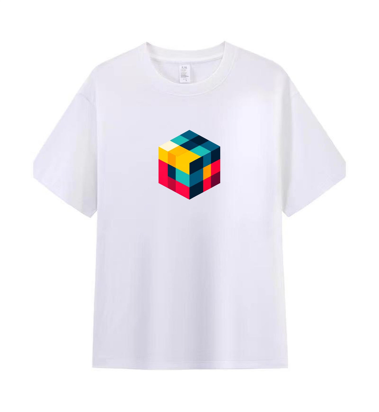 Minimalist Cube Men's Tee - A Statement in Simplicity 4