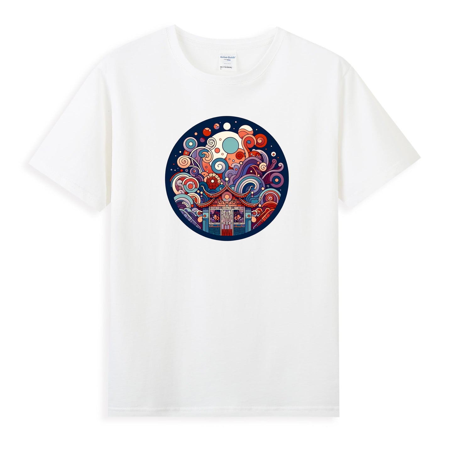 Mystical Temple Tee - Where Tradition Meets Imagination