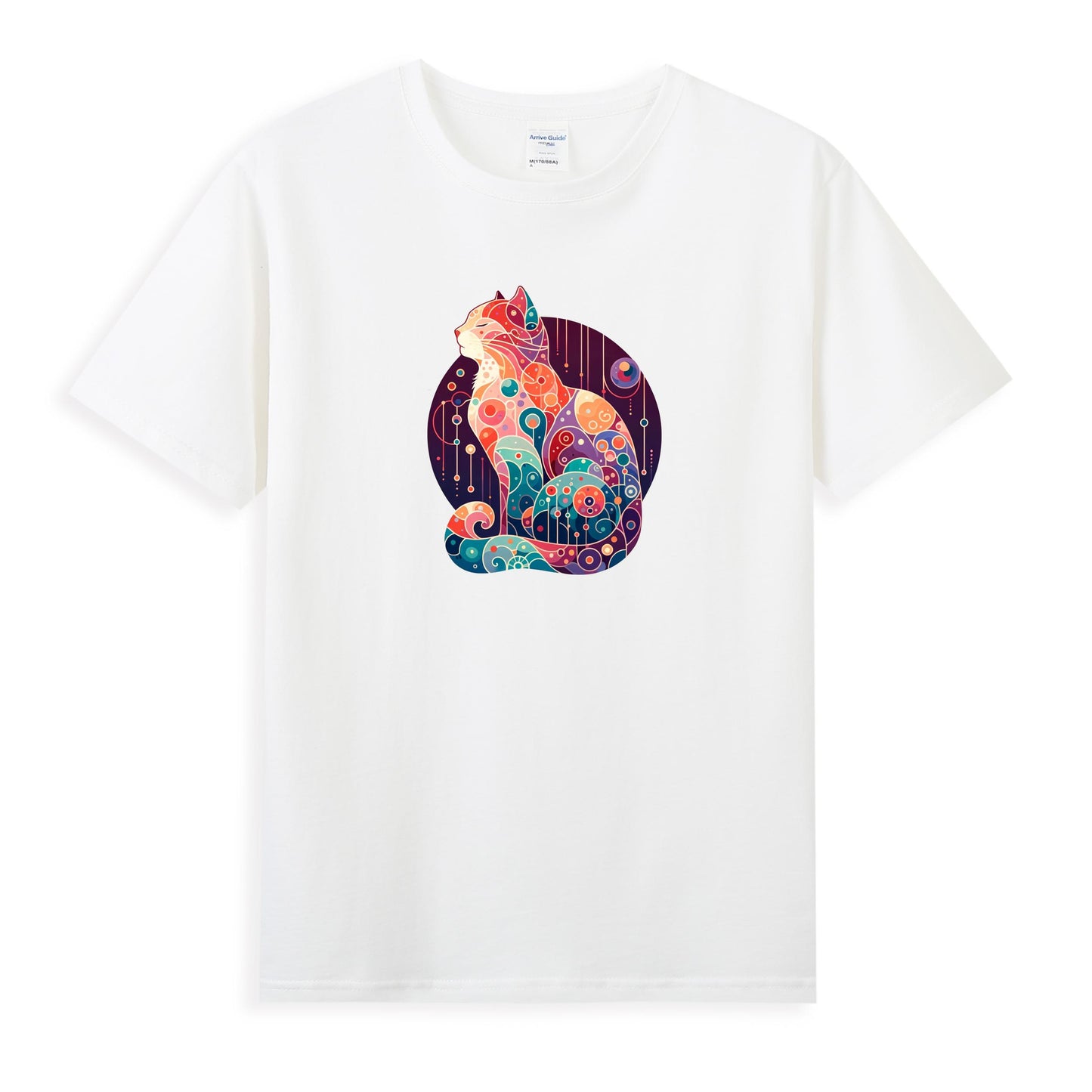 Psychedelic Cat Art Tee - Stand Out in Style