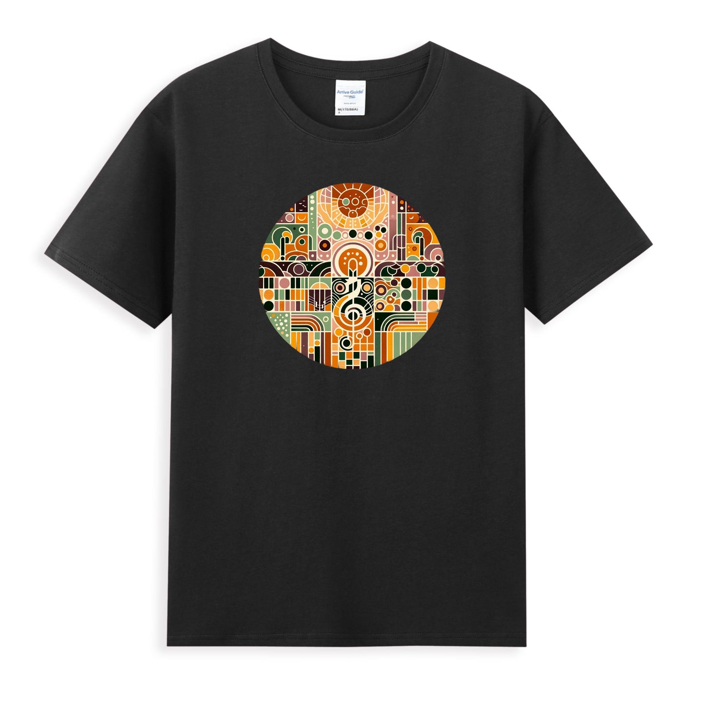 Geometric Harmony Women's Tee - A Symphony of Shapes