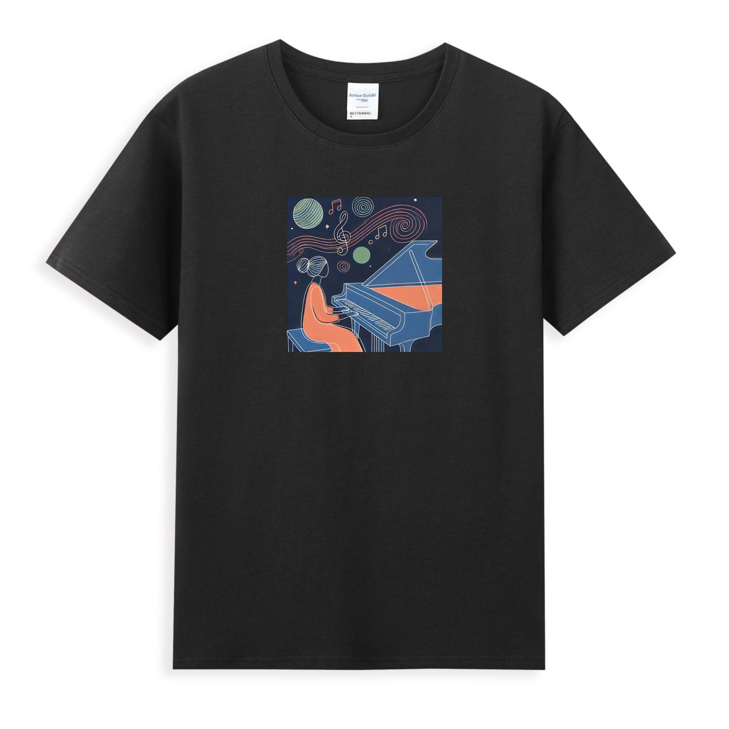 Piano in the Stars Women's Cotton Tee