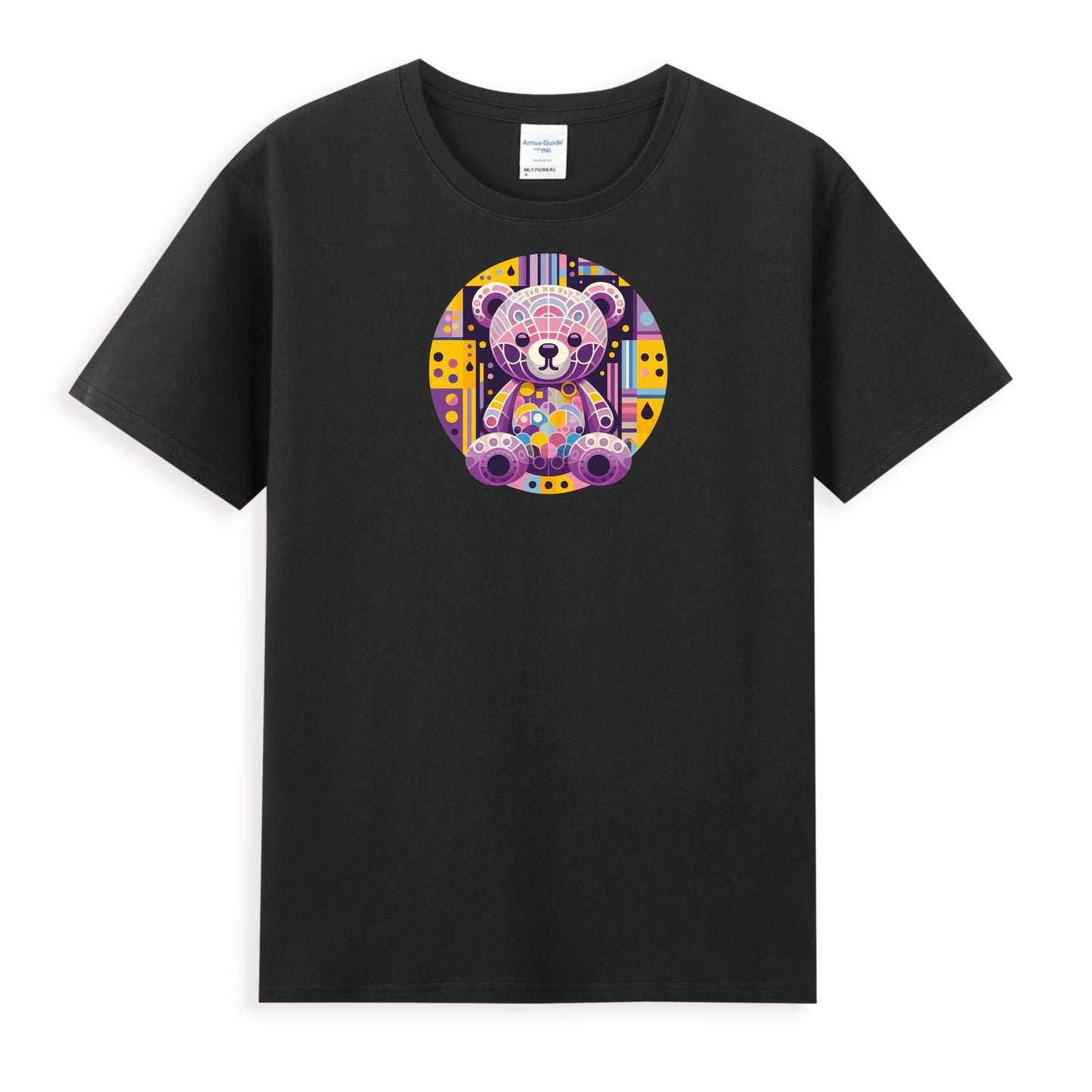 Geometric Teddy Bear Women’s 100% Premium Cotton T-Shirt