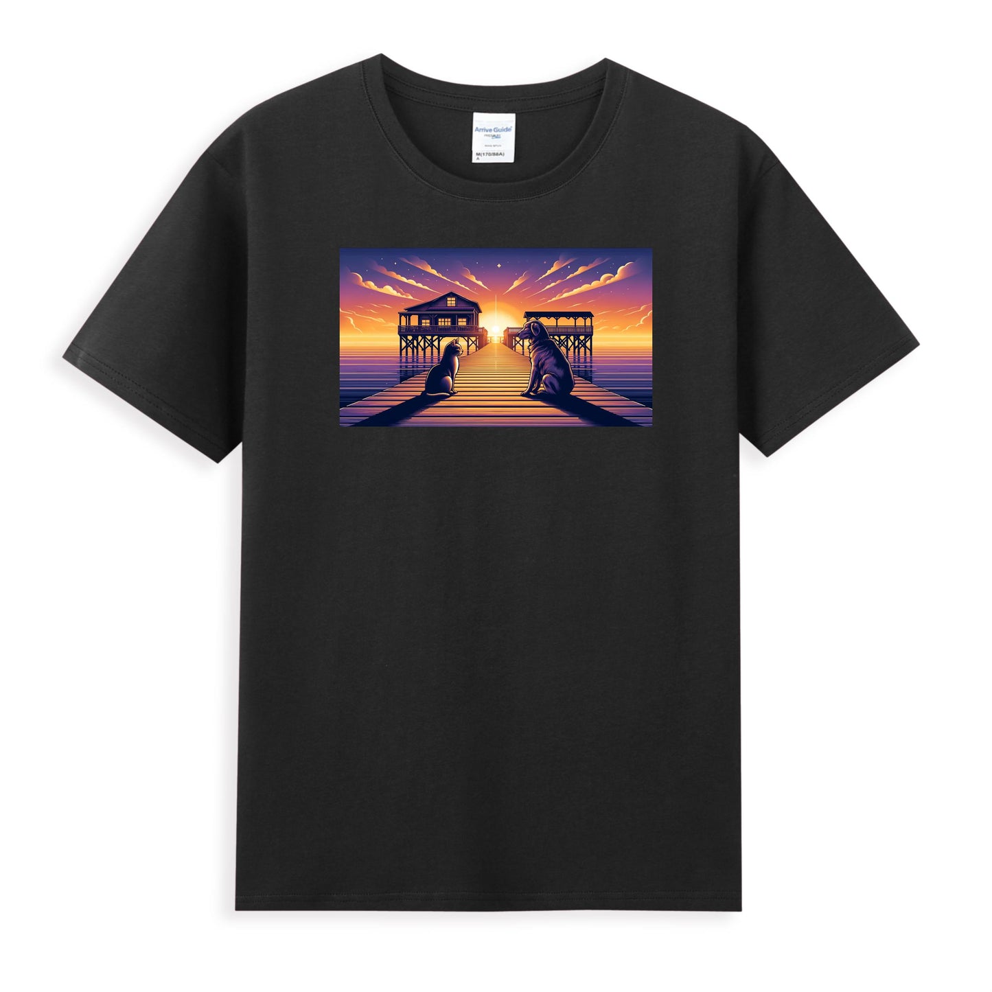 Serene Sunset Design Women’s Cotton T-shirt