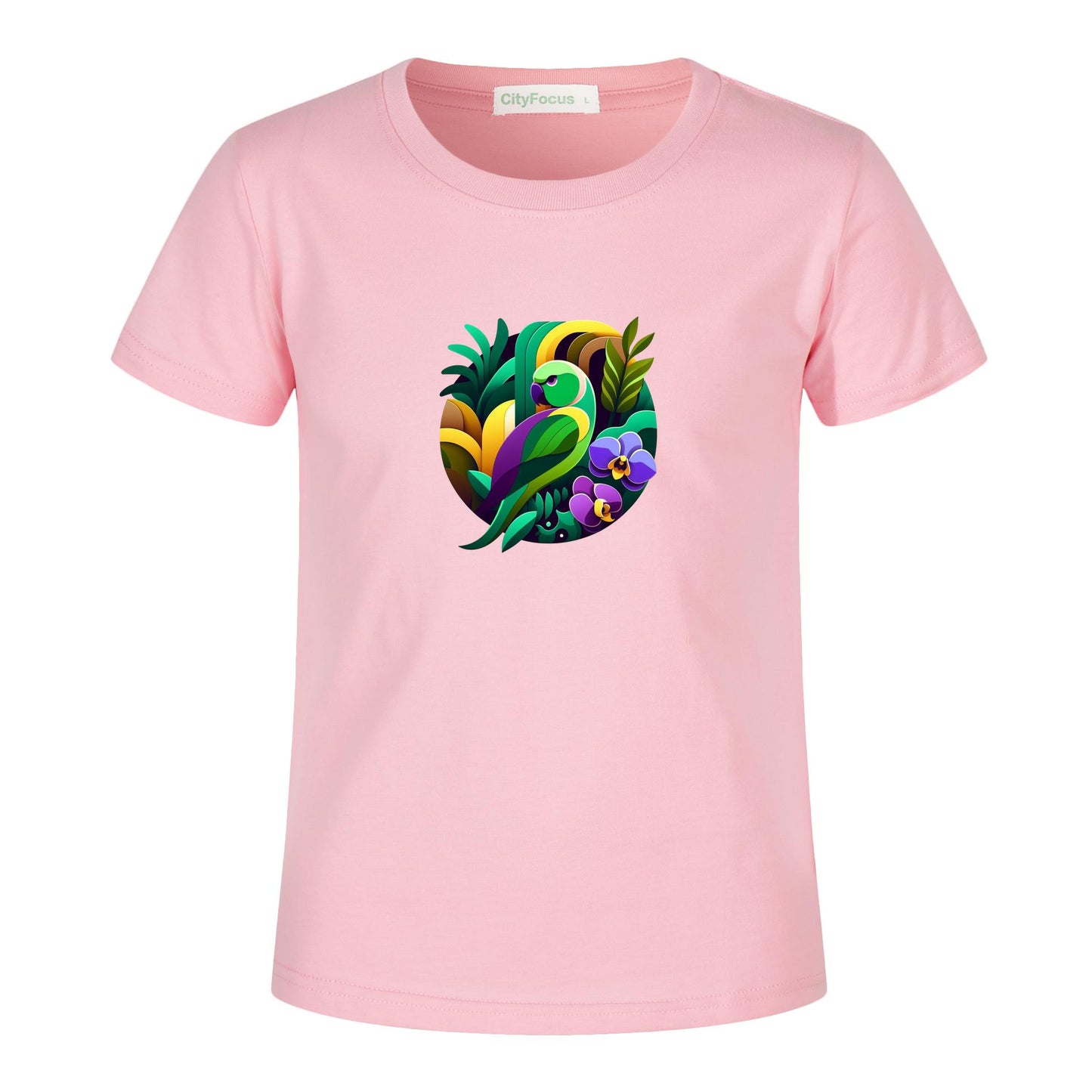 Bird of the Tropics - A Colorful Jungle Scene