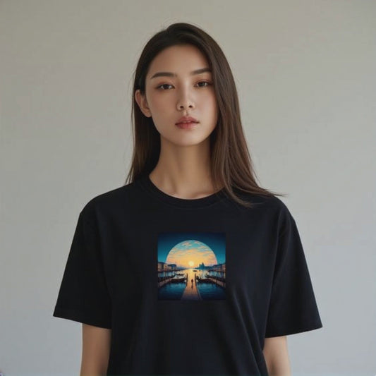 Venetian Sunset Serenity Women's Premium Tee