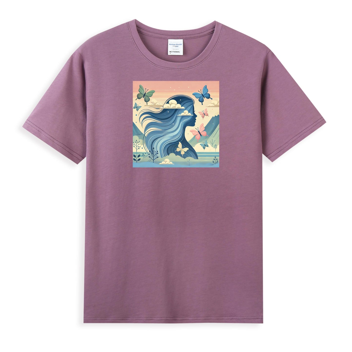 Women's Graphic T-Shirt - Ethereal Connection with Nature 1