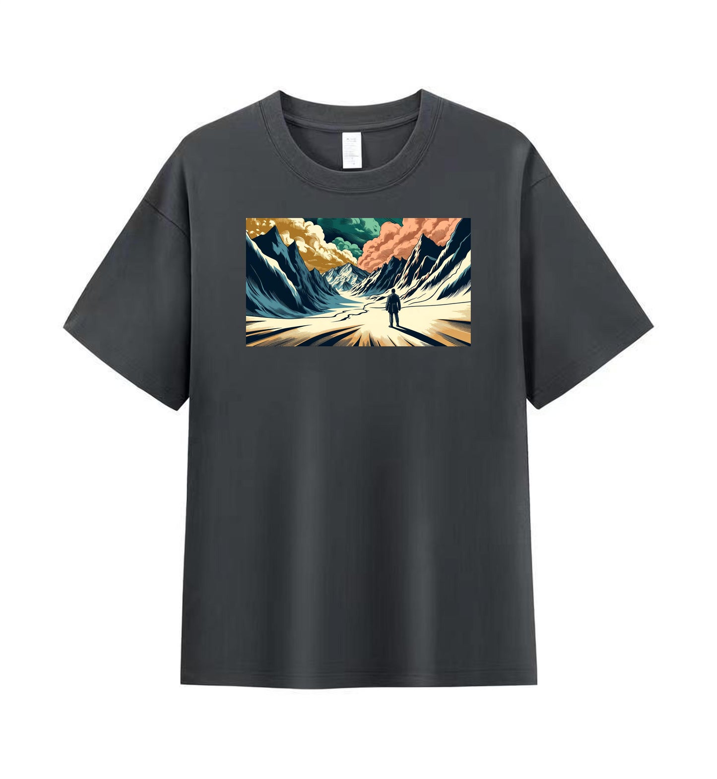 Lone Wanderer Tee - Journey to the Peaks 3