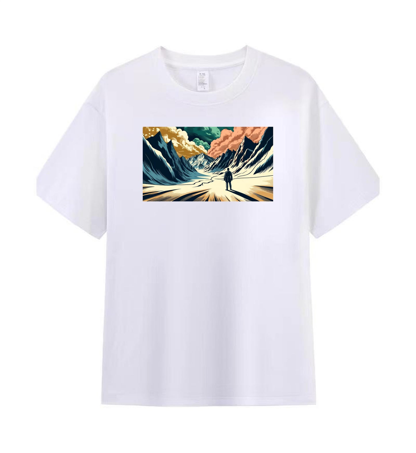 Lone Wanderer Tee - Journey to the Peaks 3