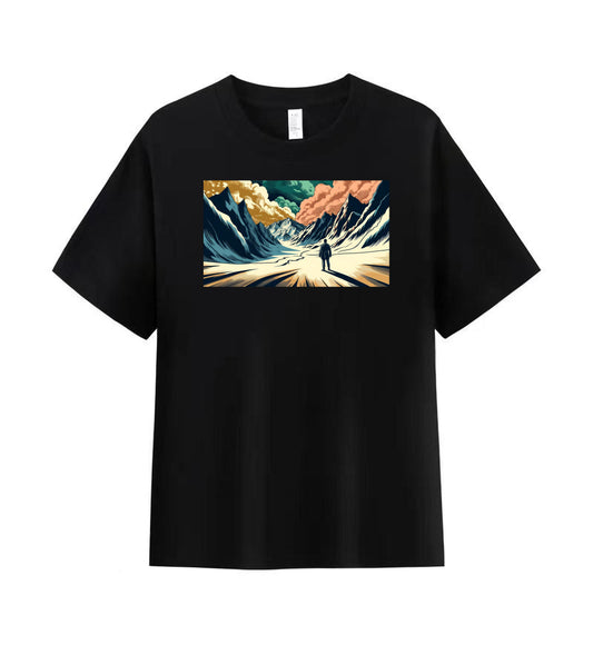 Lone Wanderer Tee - Journey to the Peaks 3