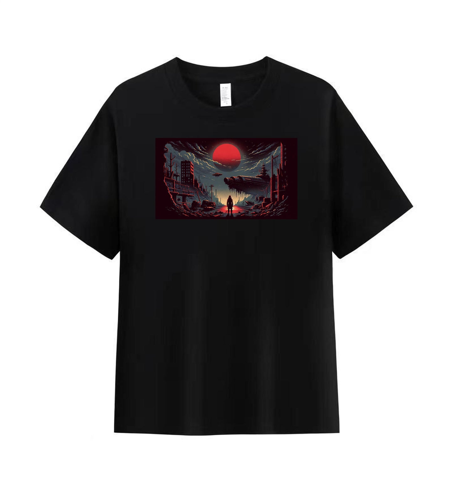 Dystopian Future Men's Tee - A World on the Brink 5