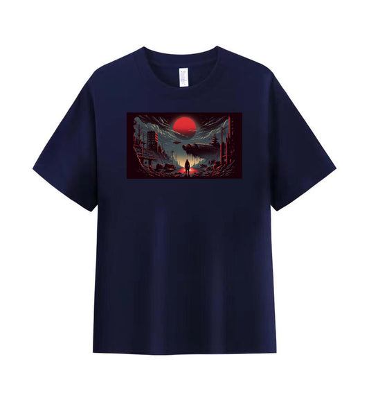 Dystopian Future Men's Tee - A World on the Brink 5