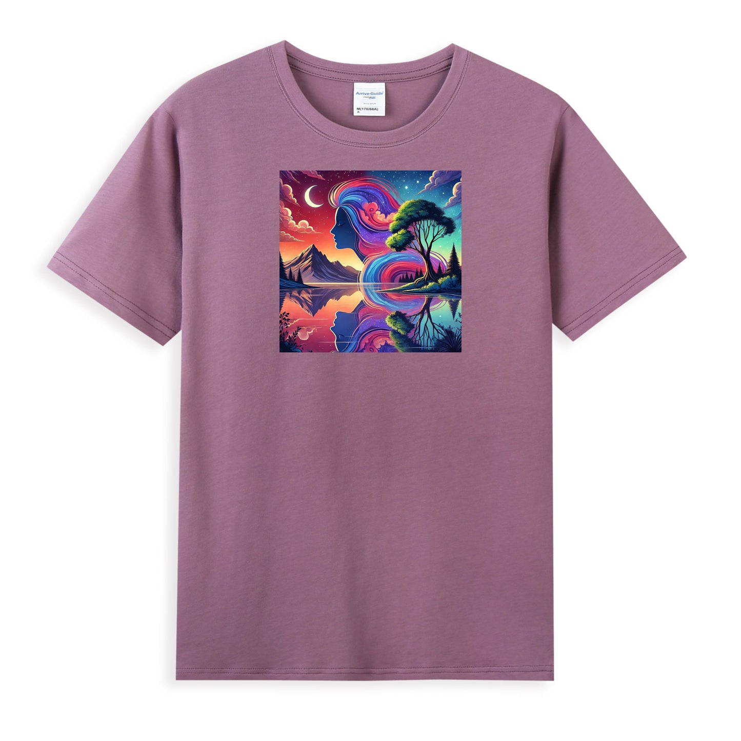 Cosmic Reflections - Women's Mystical Landscape Tee