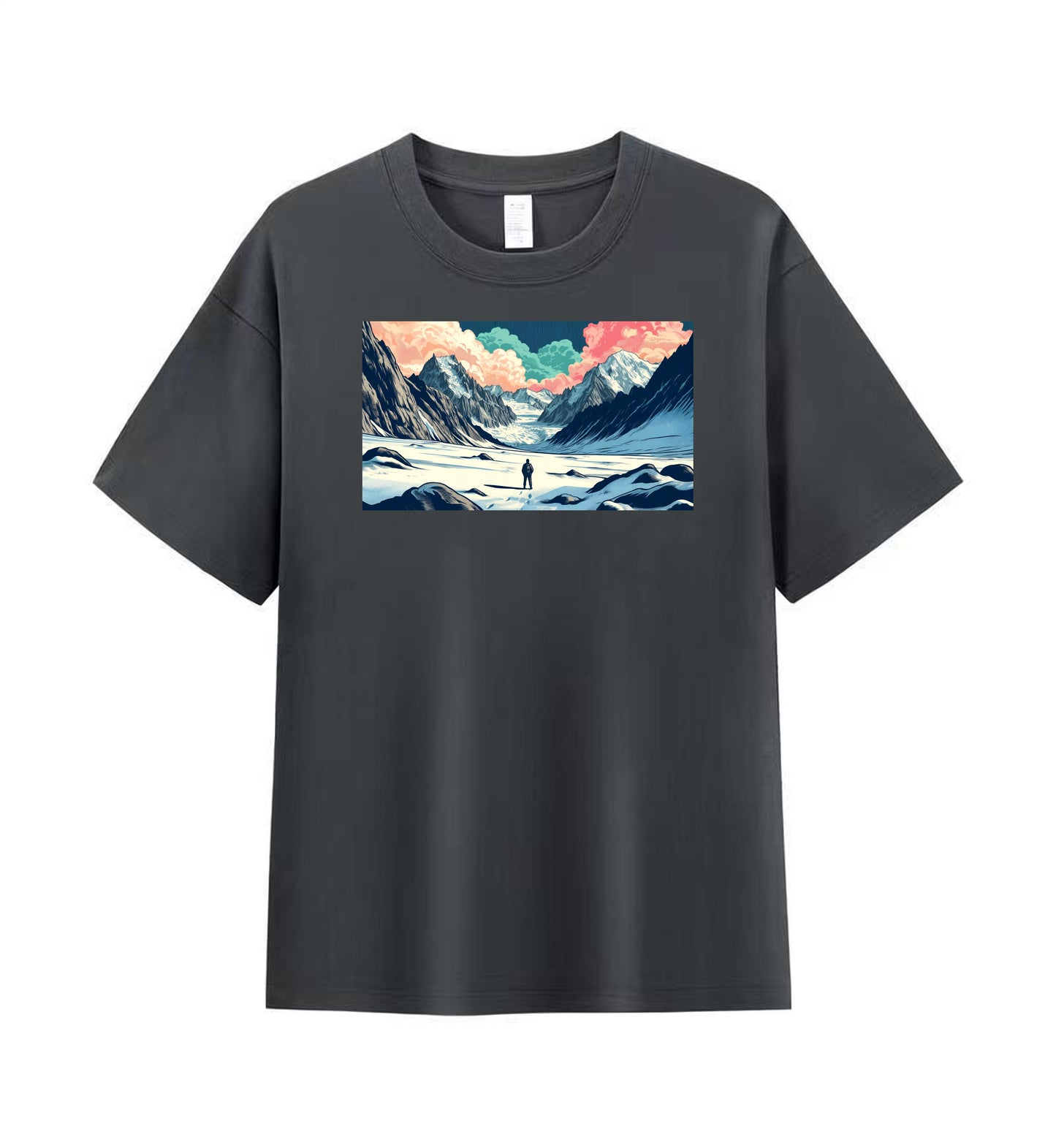 Lone Wanderer Tee - Journey to the Peaks 1