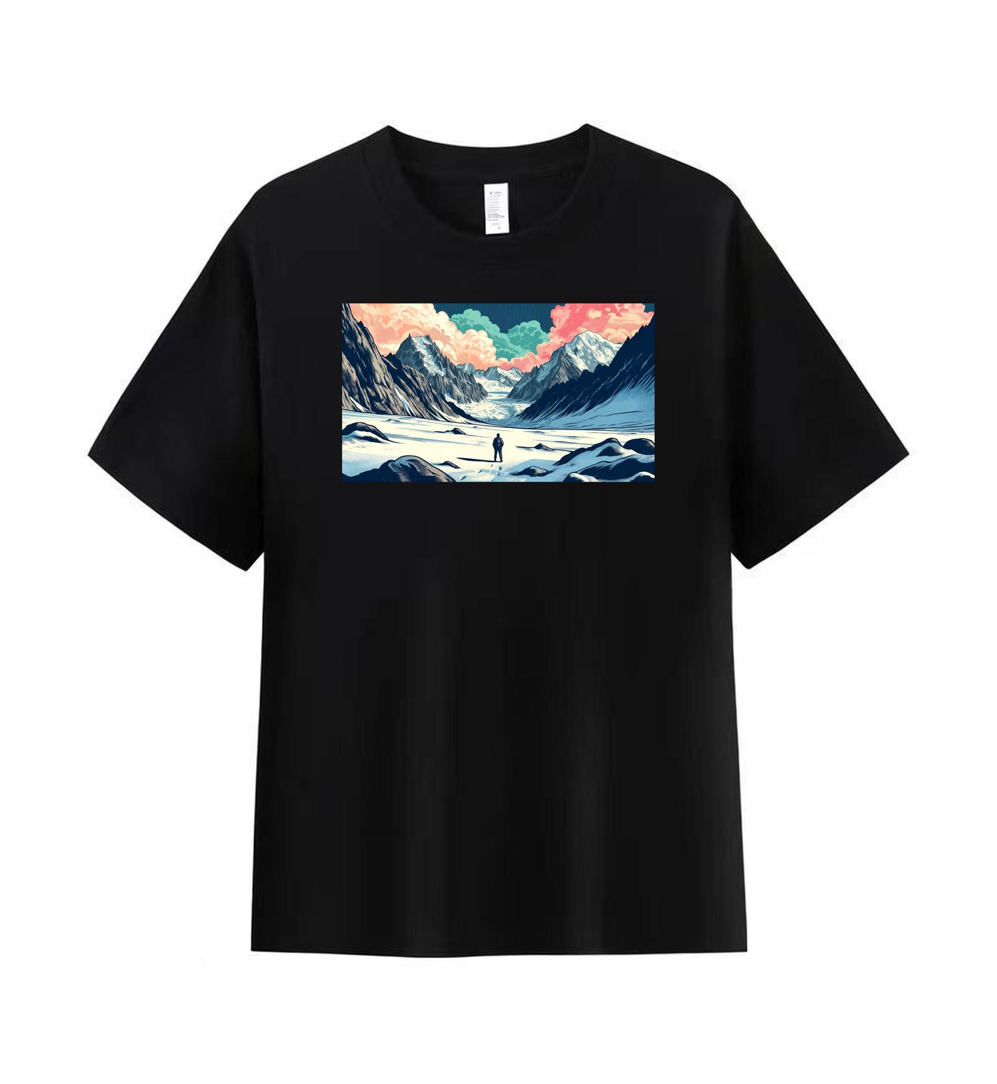 Lone Wanderer Tee - Journey to the Peaks 1